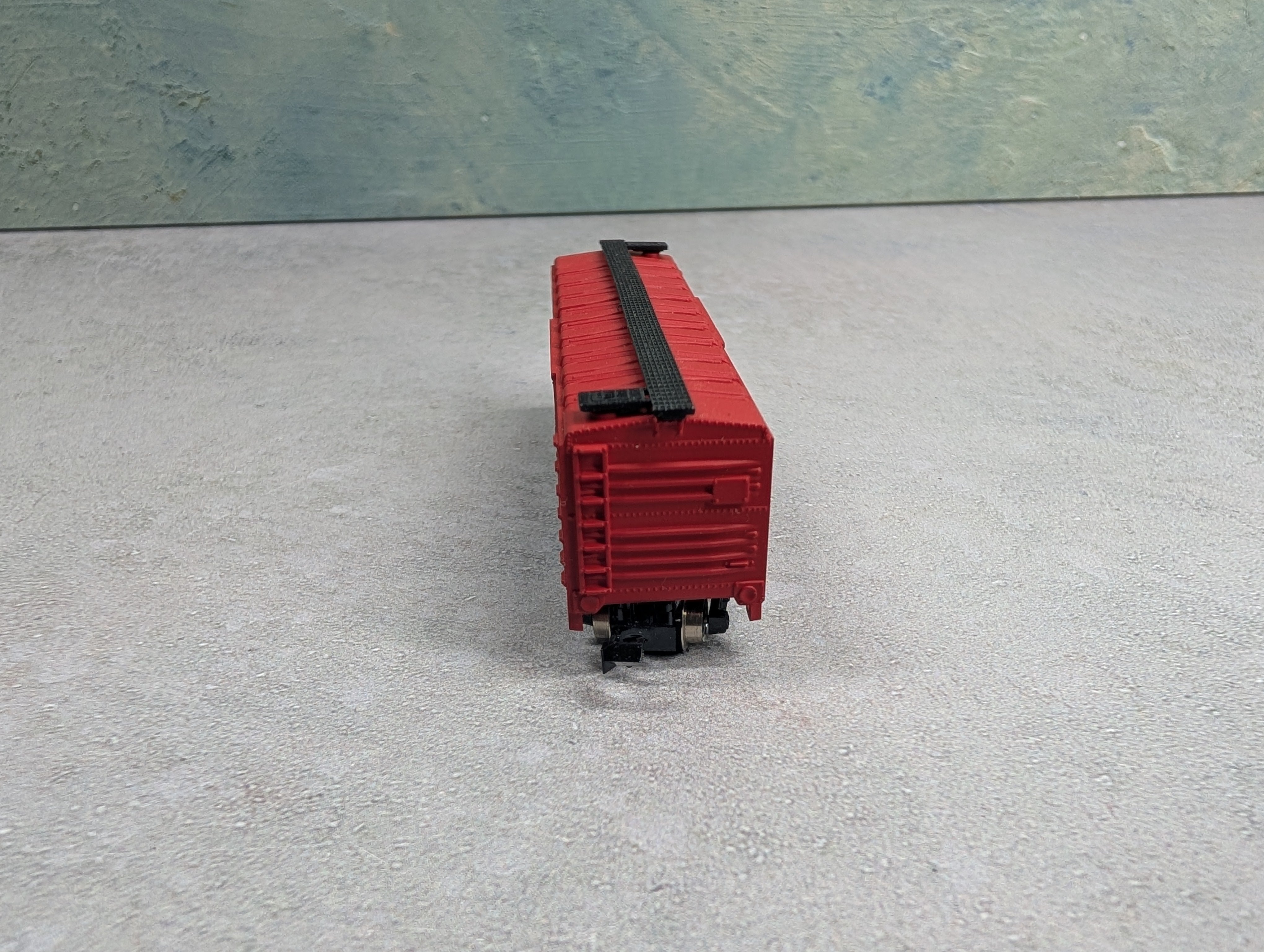 USED TRIX N Scale Wood Box Car Jersey Central CNJ #25104