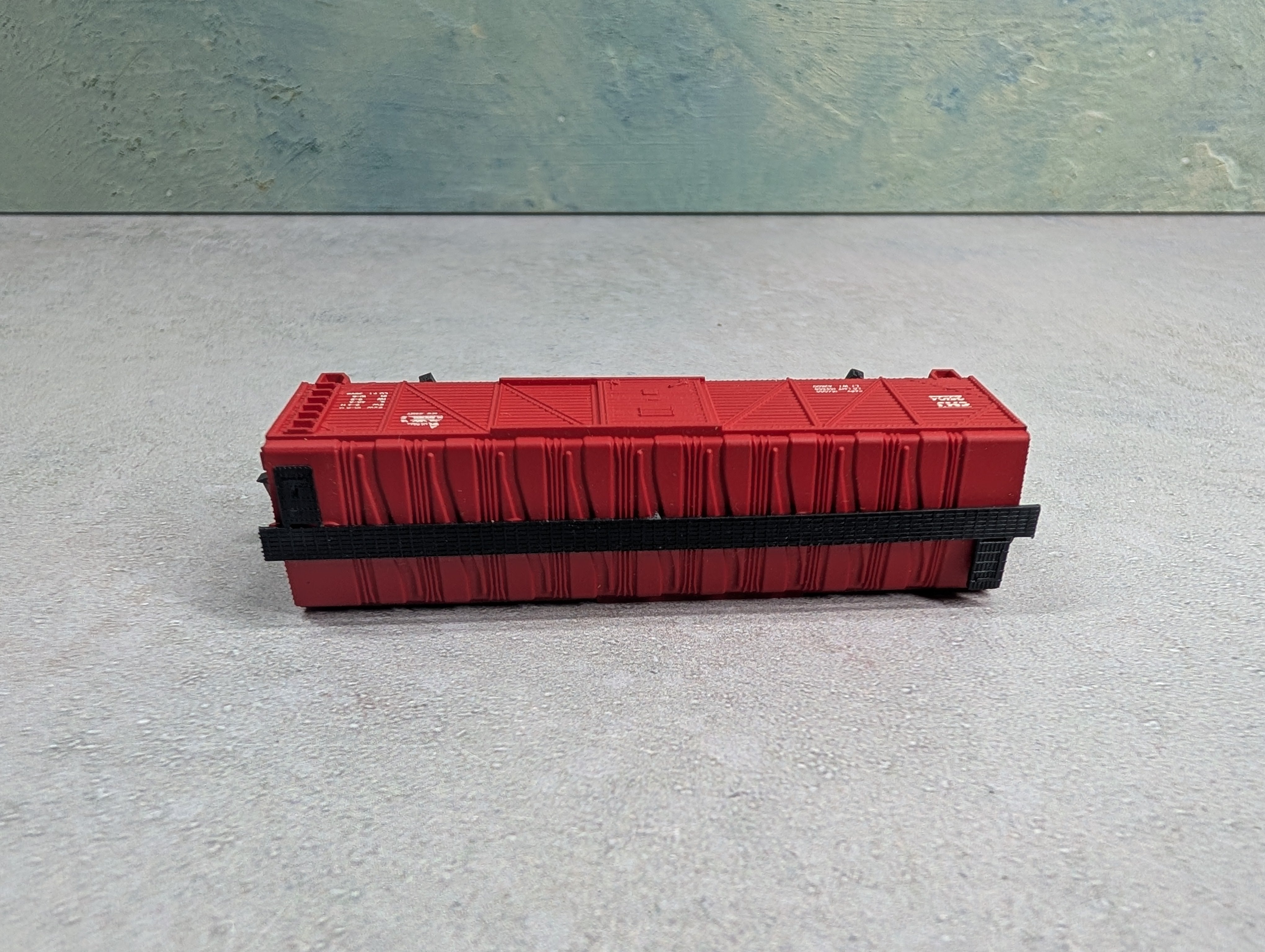 USED TRIX N Scale Wood Box Car Jersey Central CNJ #25104