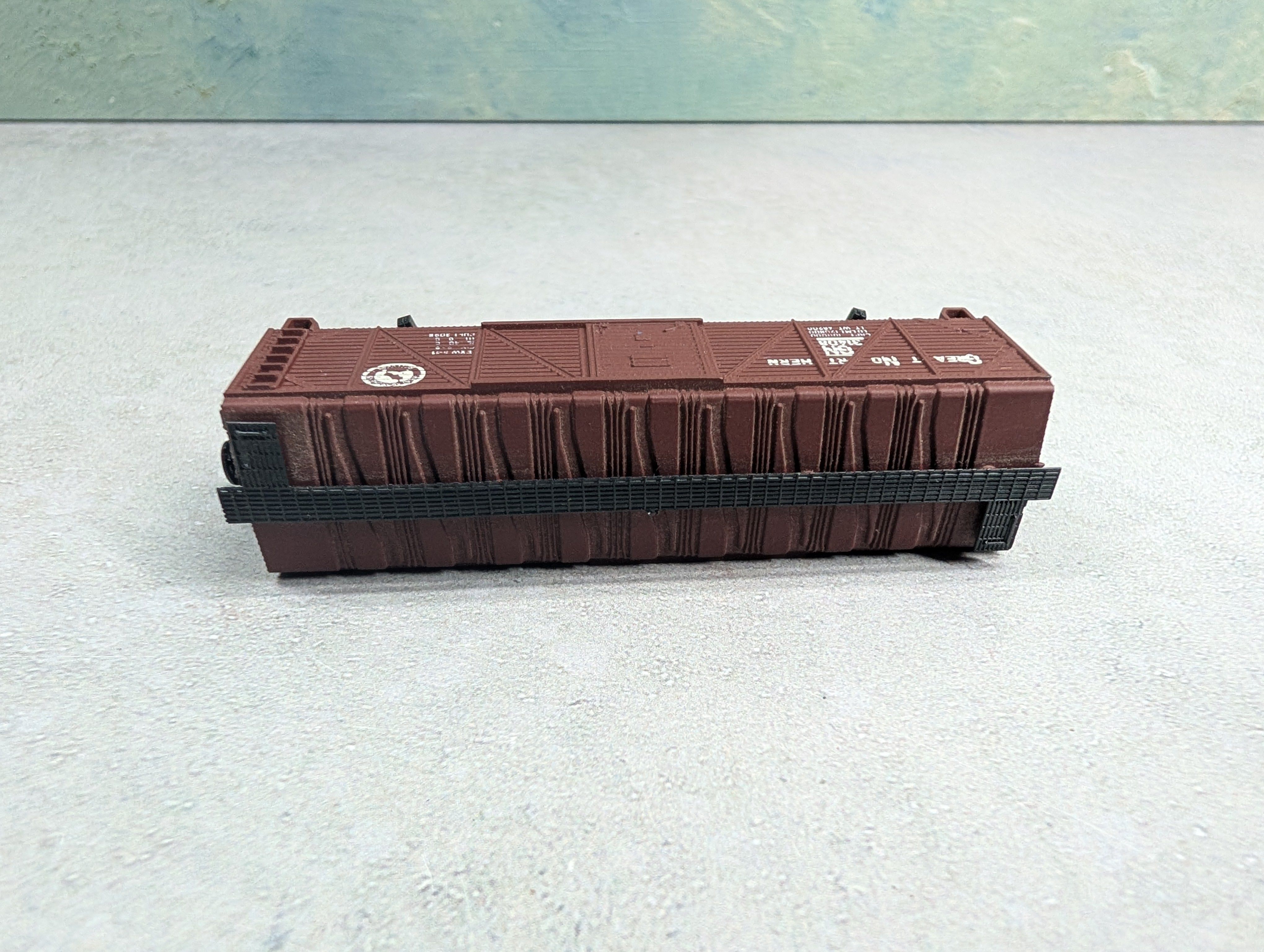 USED Life-Like S789A N Scale Wooden Box Car Great Northern #31406