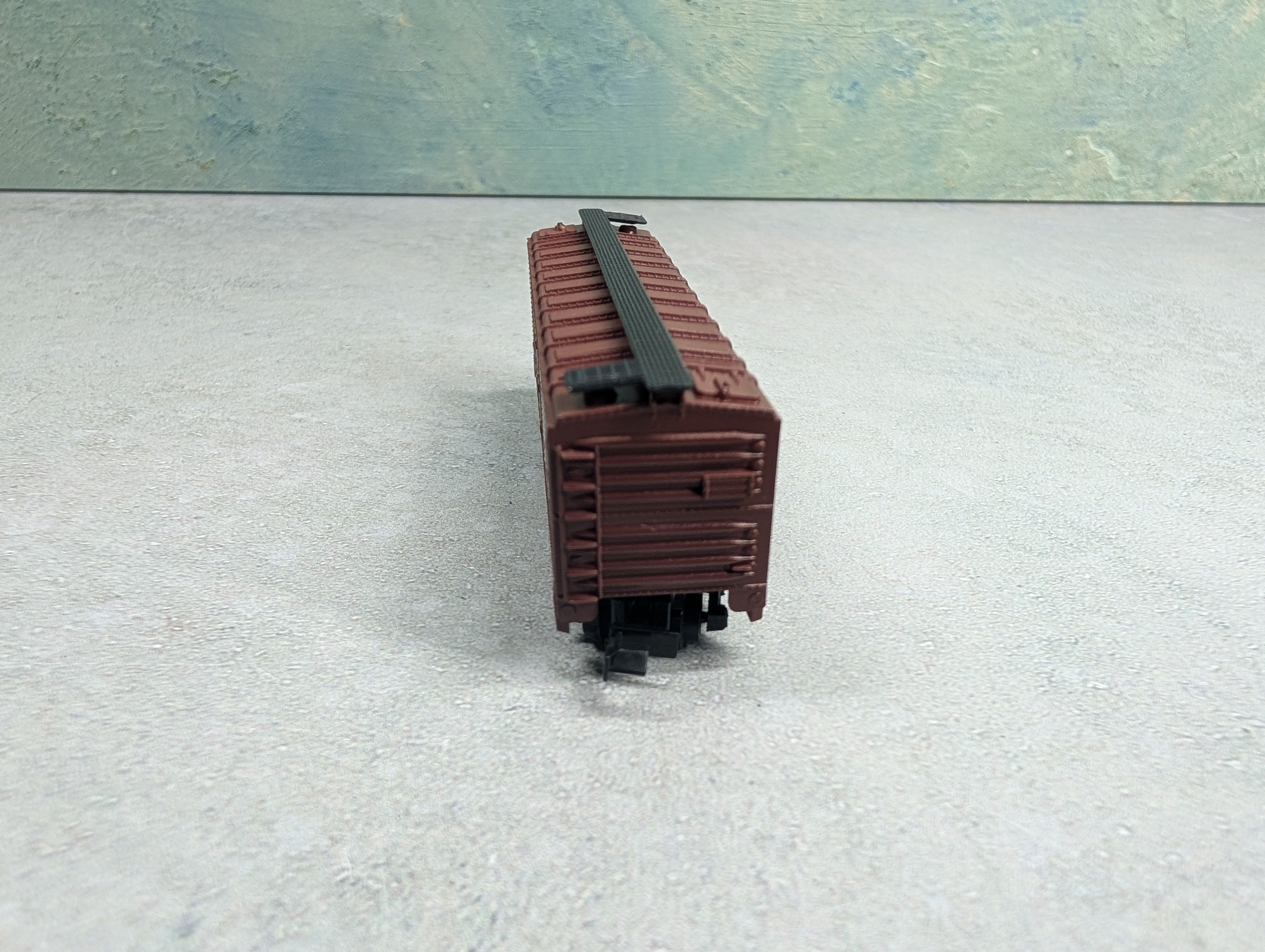 USED Model Power 3401 N Scale Steel Reefer Box Car Canadian National CN #524880