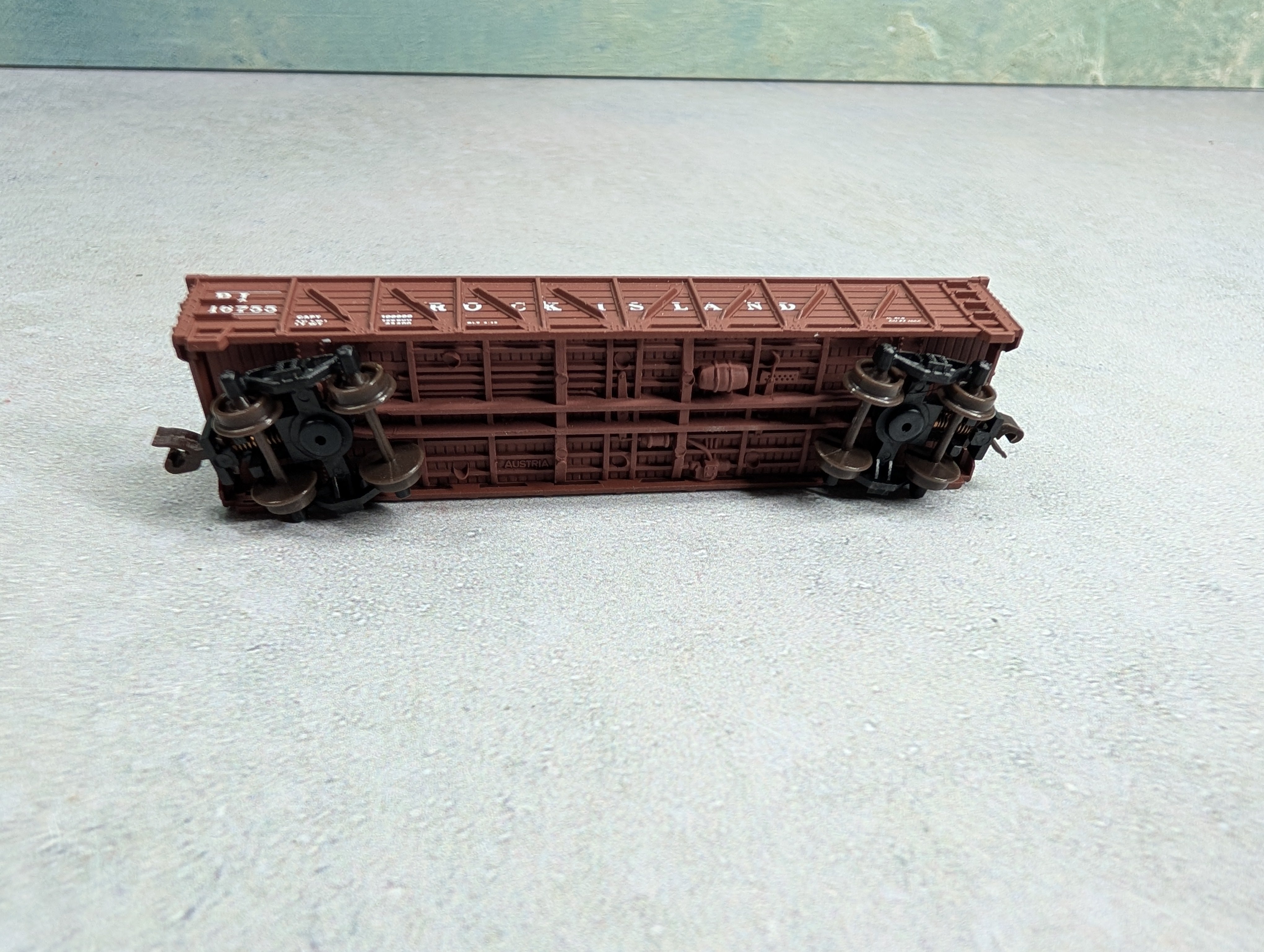 USED Walthers 932-8405 N Scale 40' Composite Gondola Rock Island RI #16755