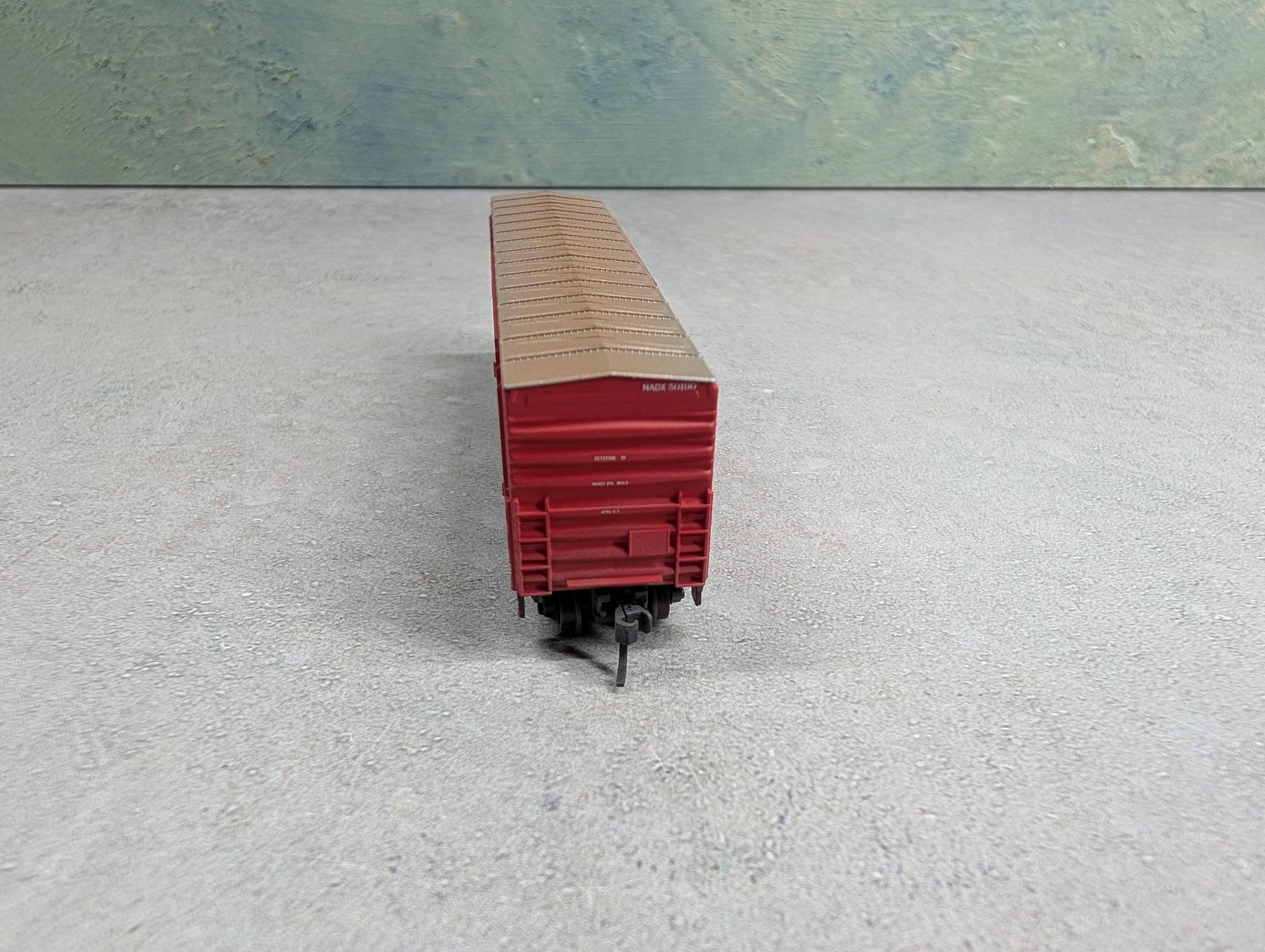 USED Athearn 11179 N Scale 50' NACC Box Car Alumax NADX #50190 Light Weathering