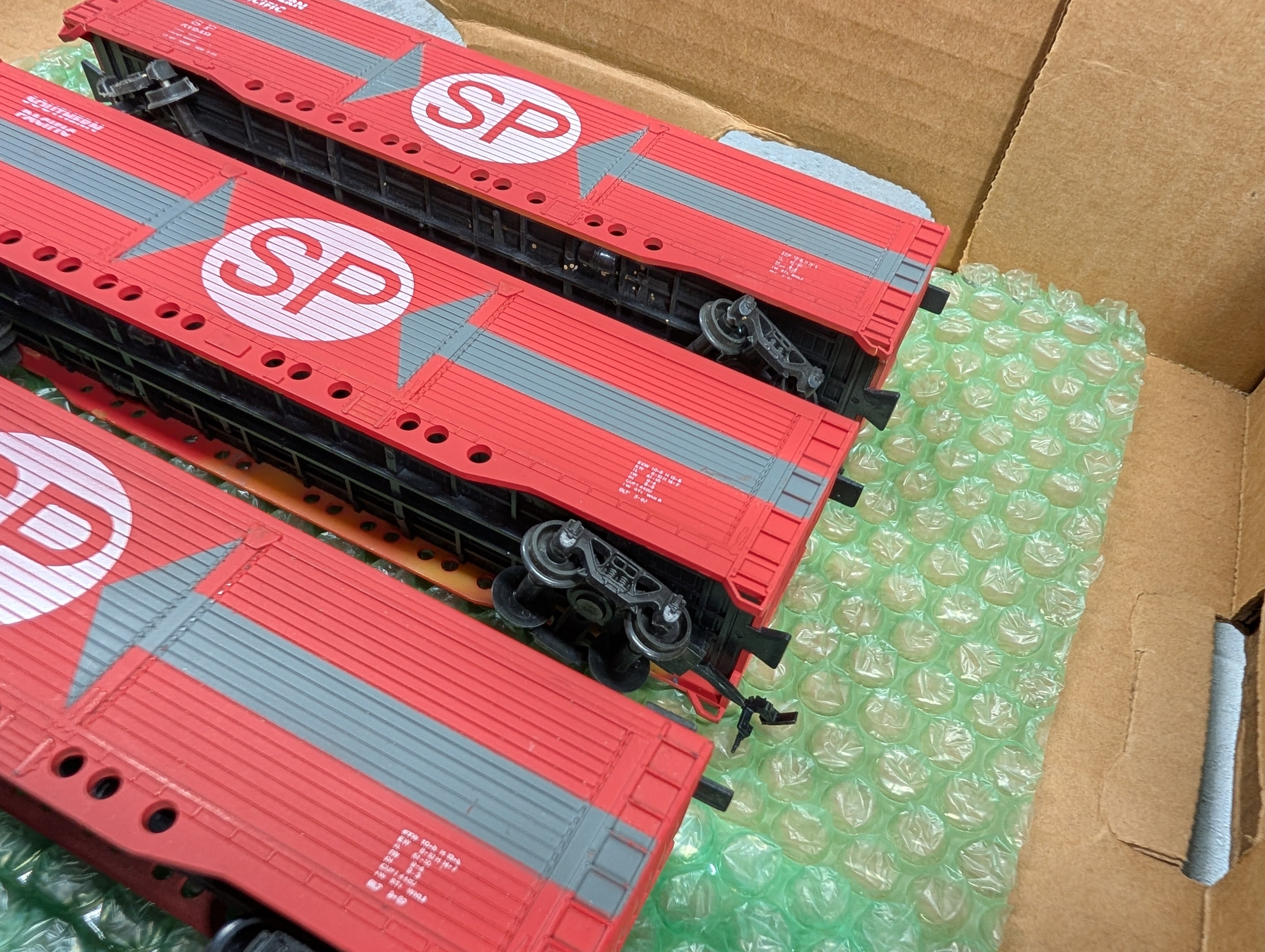 USED AHM HO Scale 55' All Door Box Cars Southern Pacific SP #51249 (6 pcs)