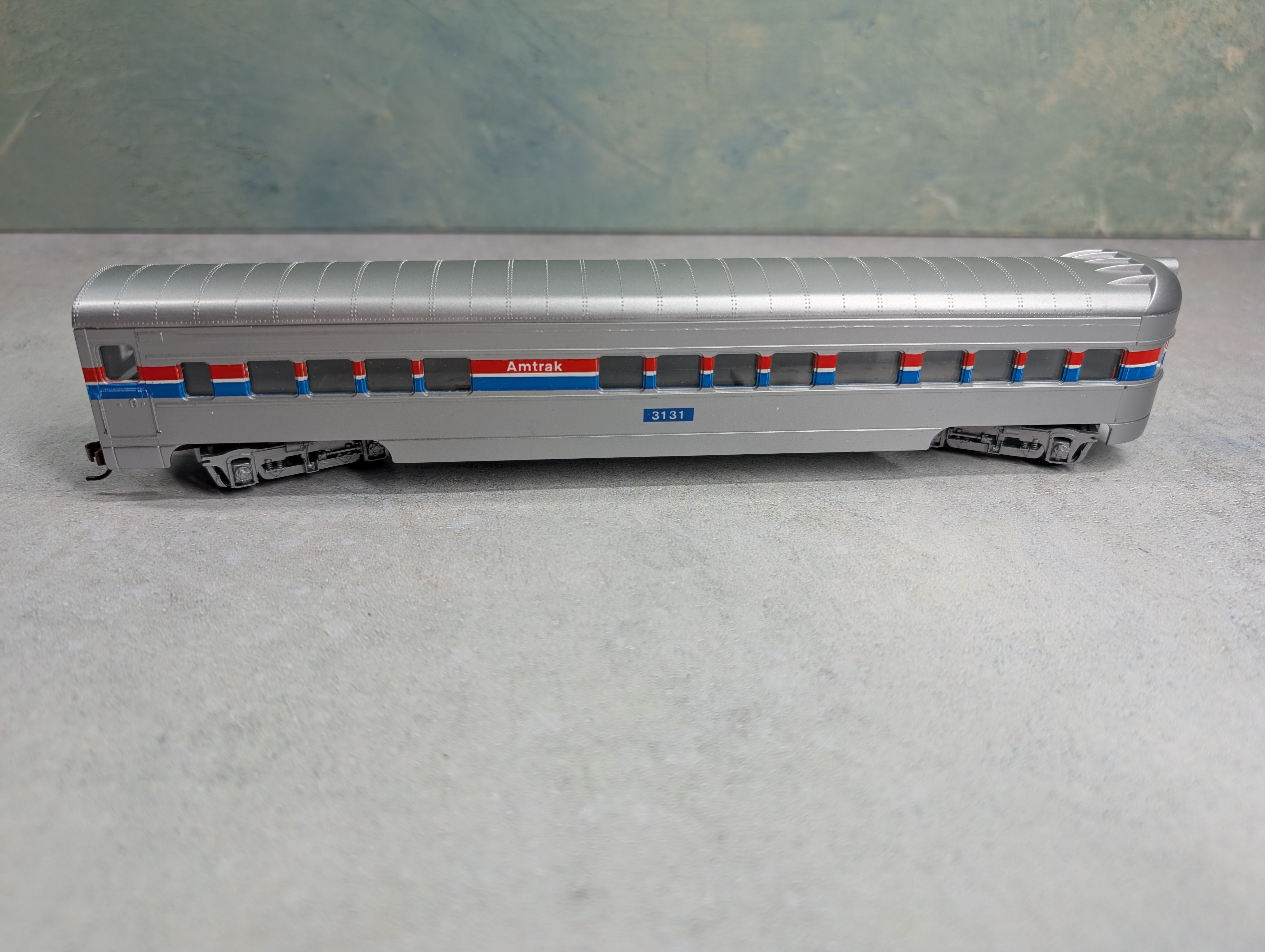 USED Con-Cor HO Scale Observation Passenger Car Amtrak #3131