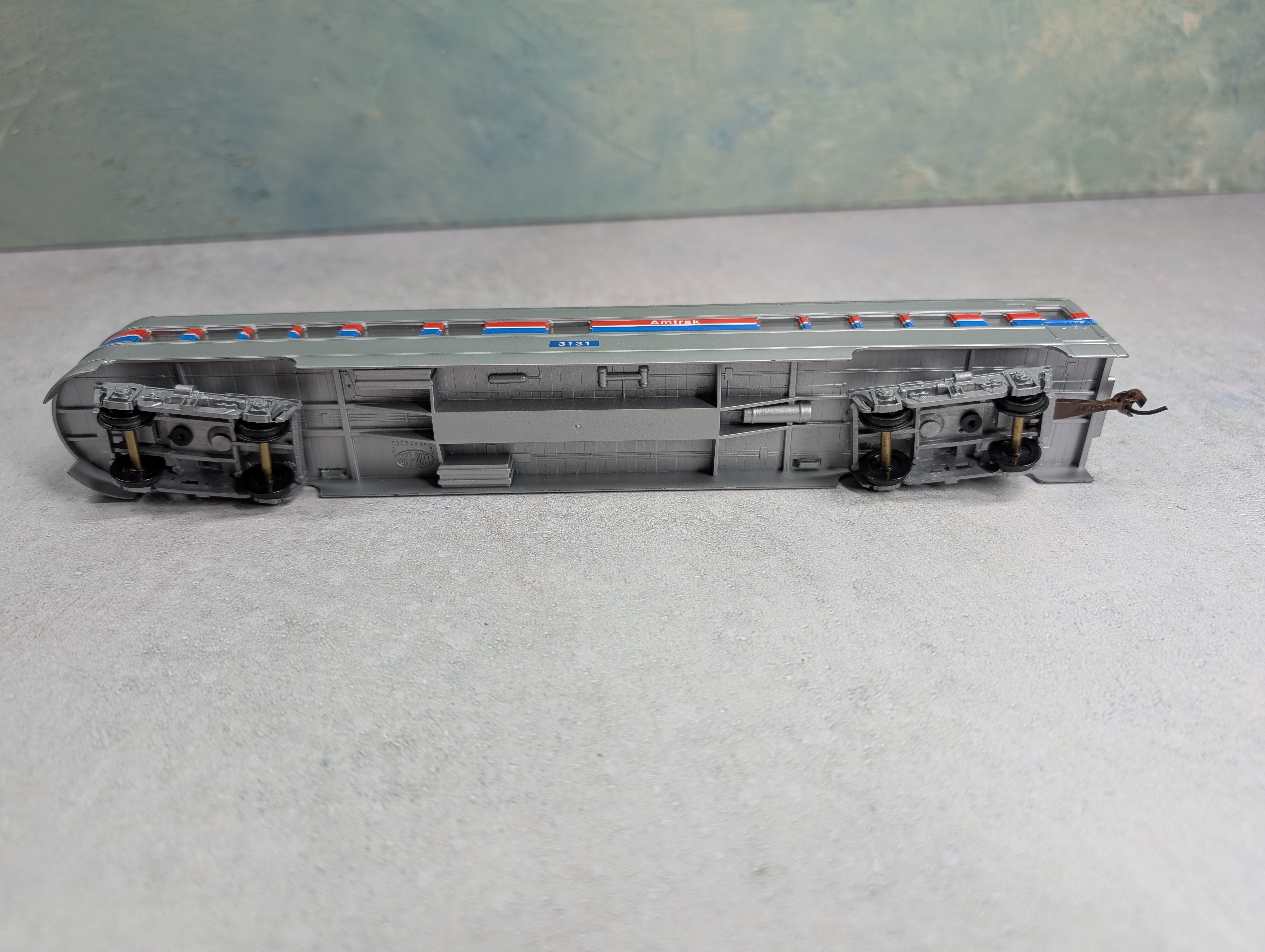 USED Con-Cor HO Scale Observation Passenger Car Amtrak #3131
