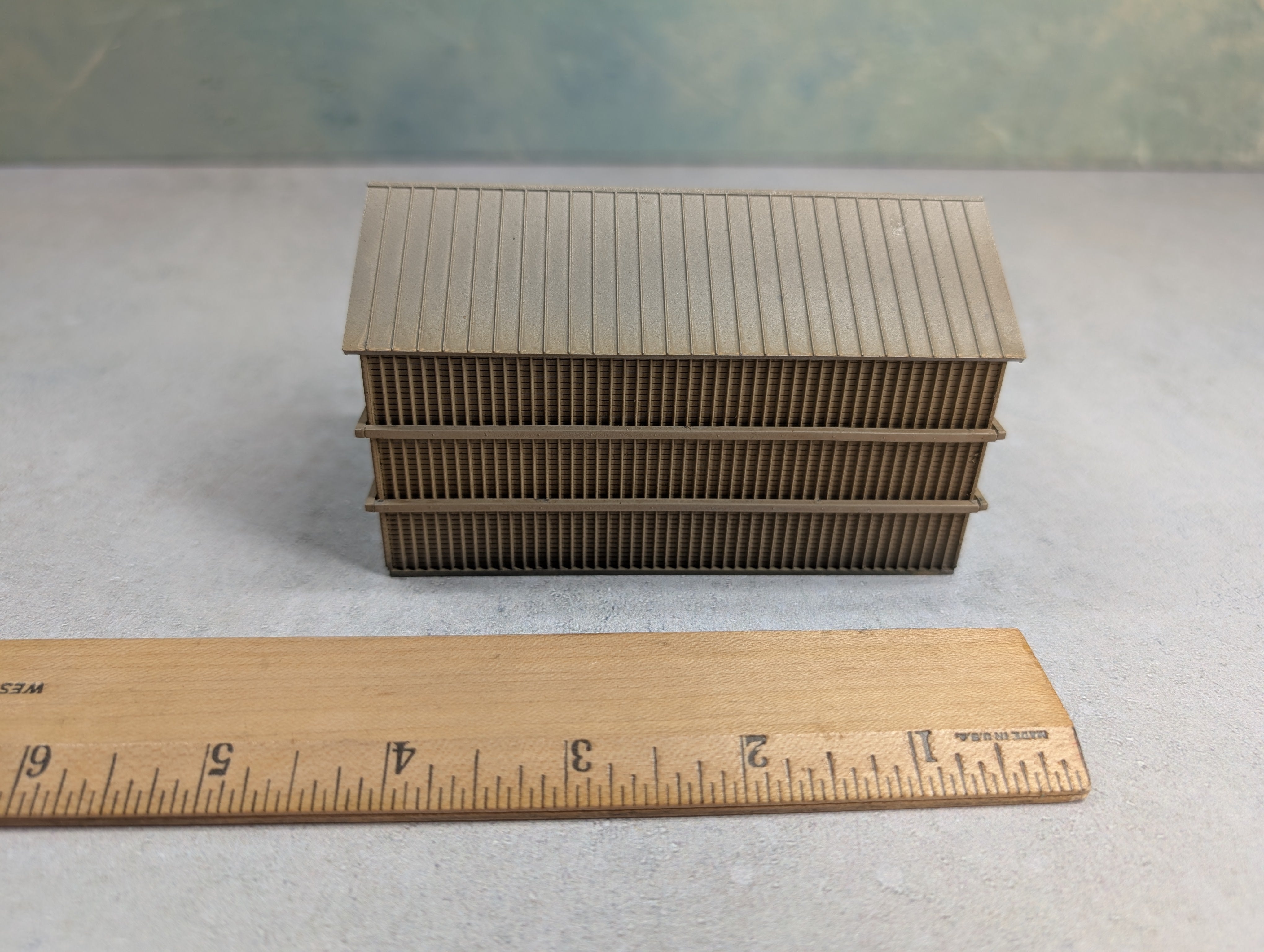 USED N Scale Warehouse Workshop Building