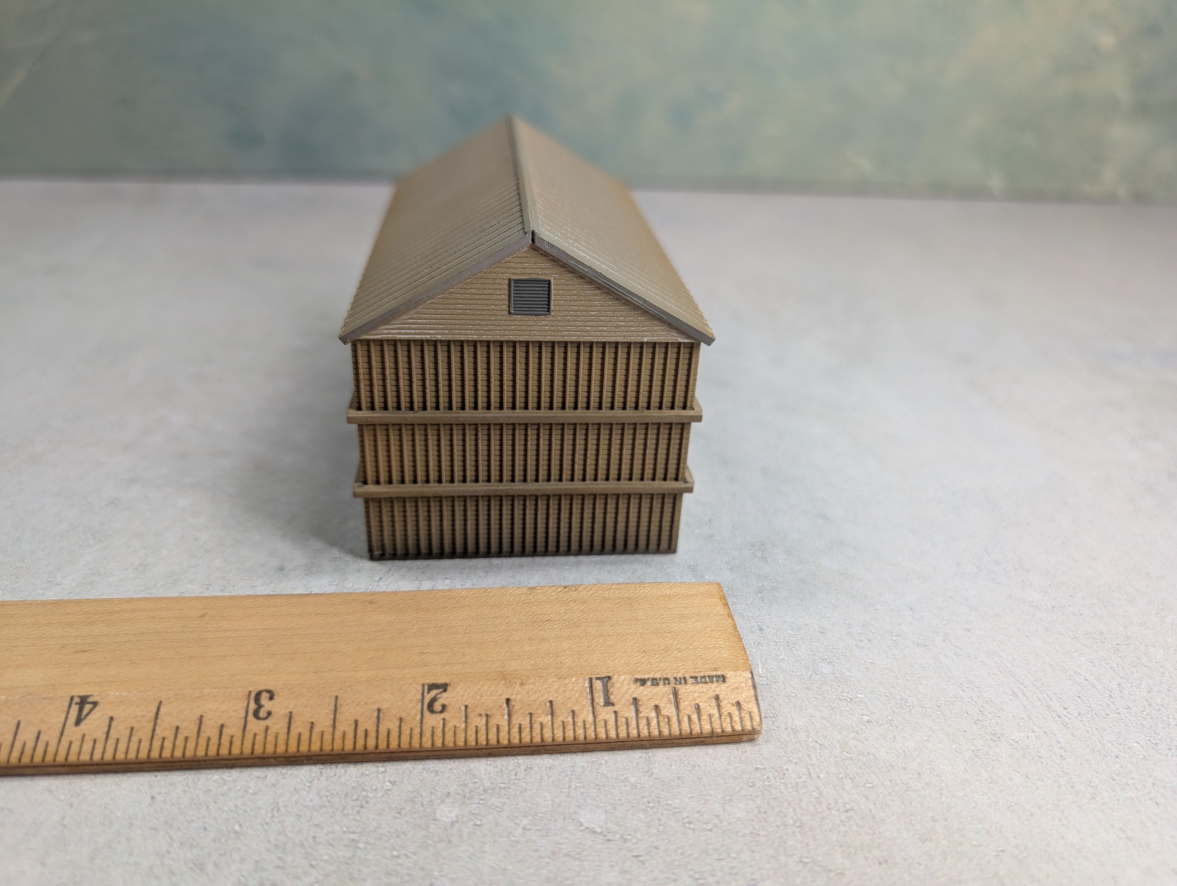 USED N Scale Warehouse Workshop Building