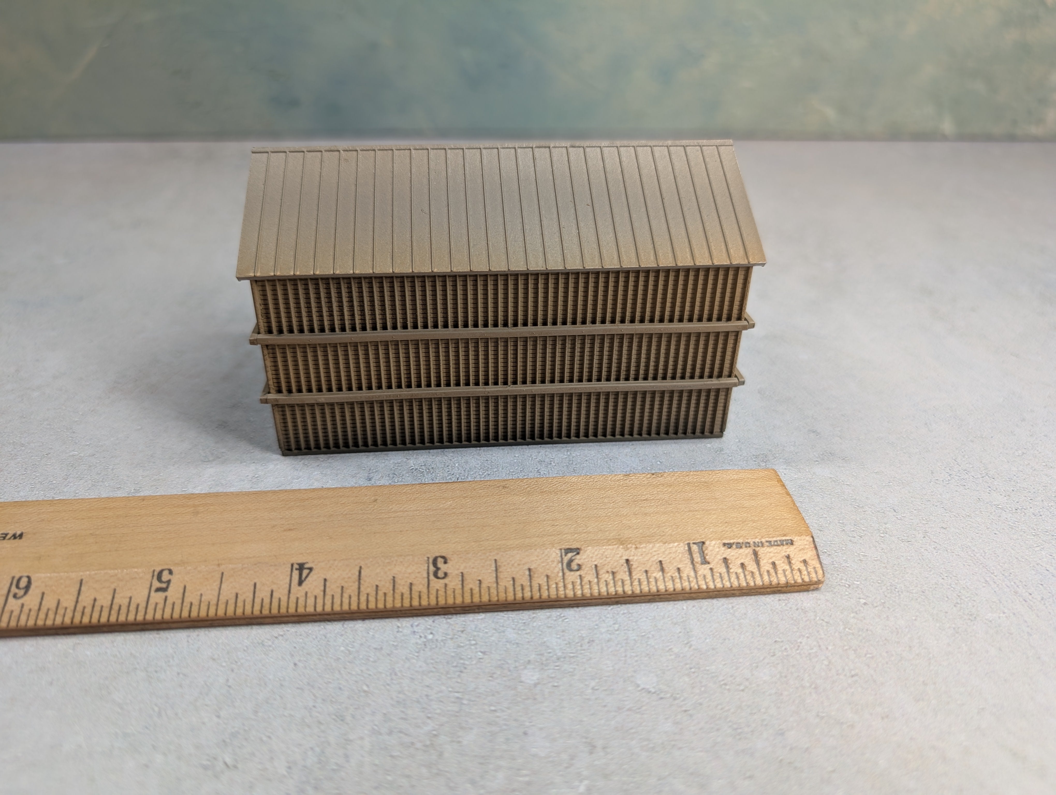 USED N Scale Warehouse Workshop Building