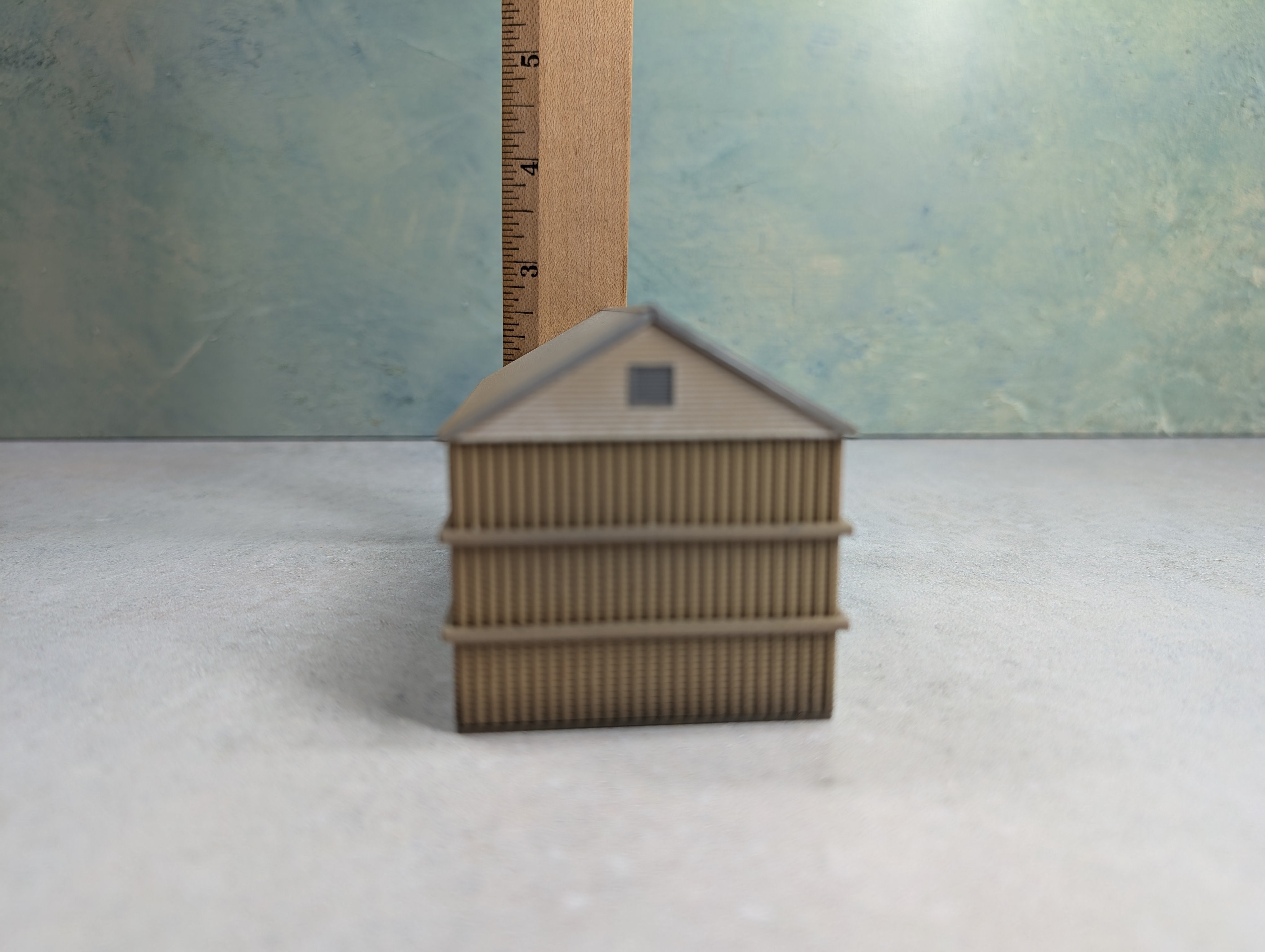 USED N Scale Warehouse Workshop Building