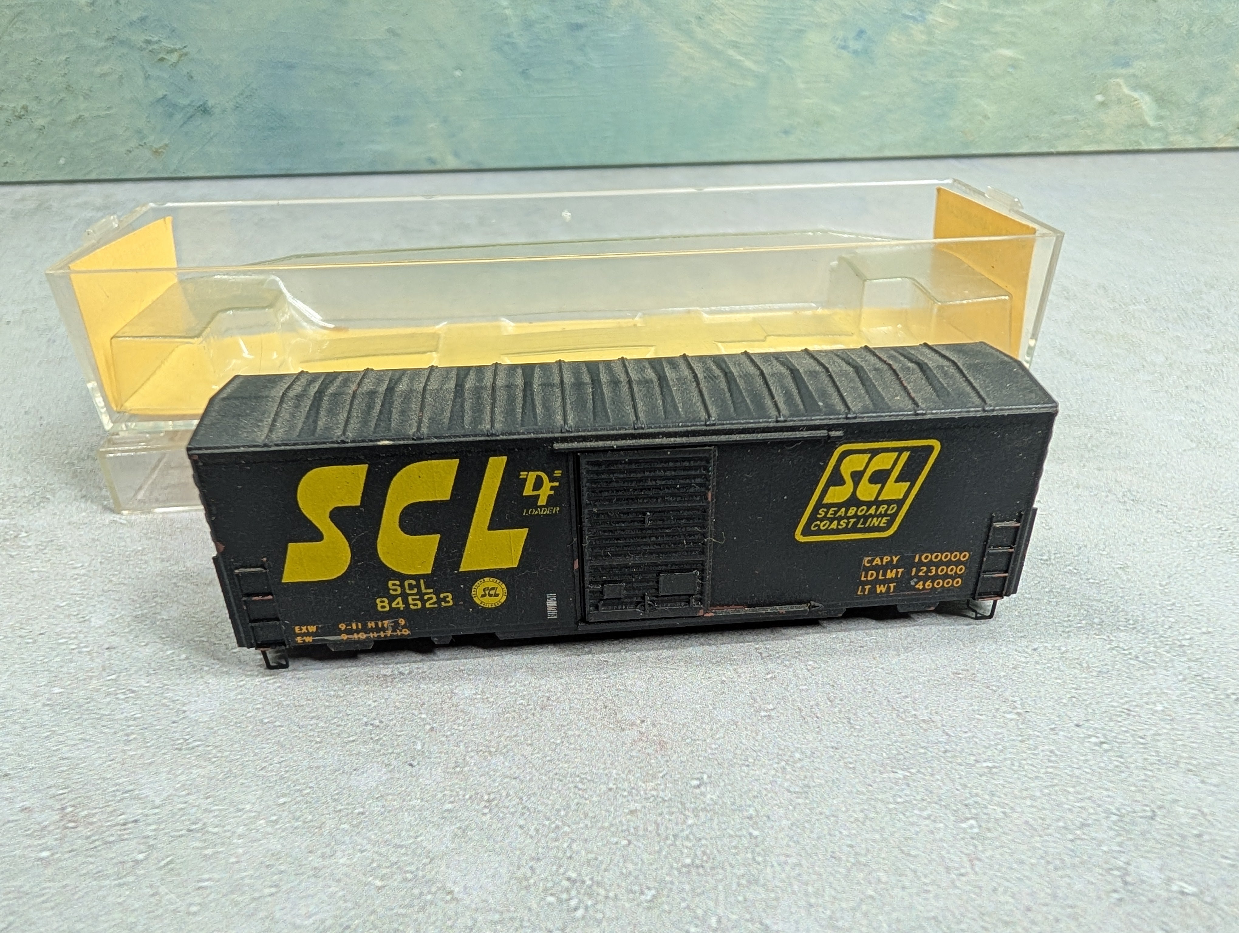USED Kadee N Scale 40' Box Car Seaboard Coast Line SCL #84523 Decal