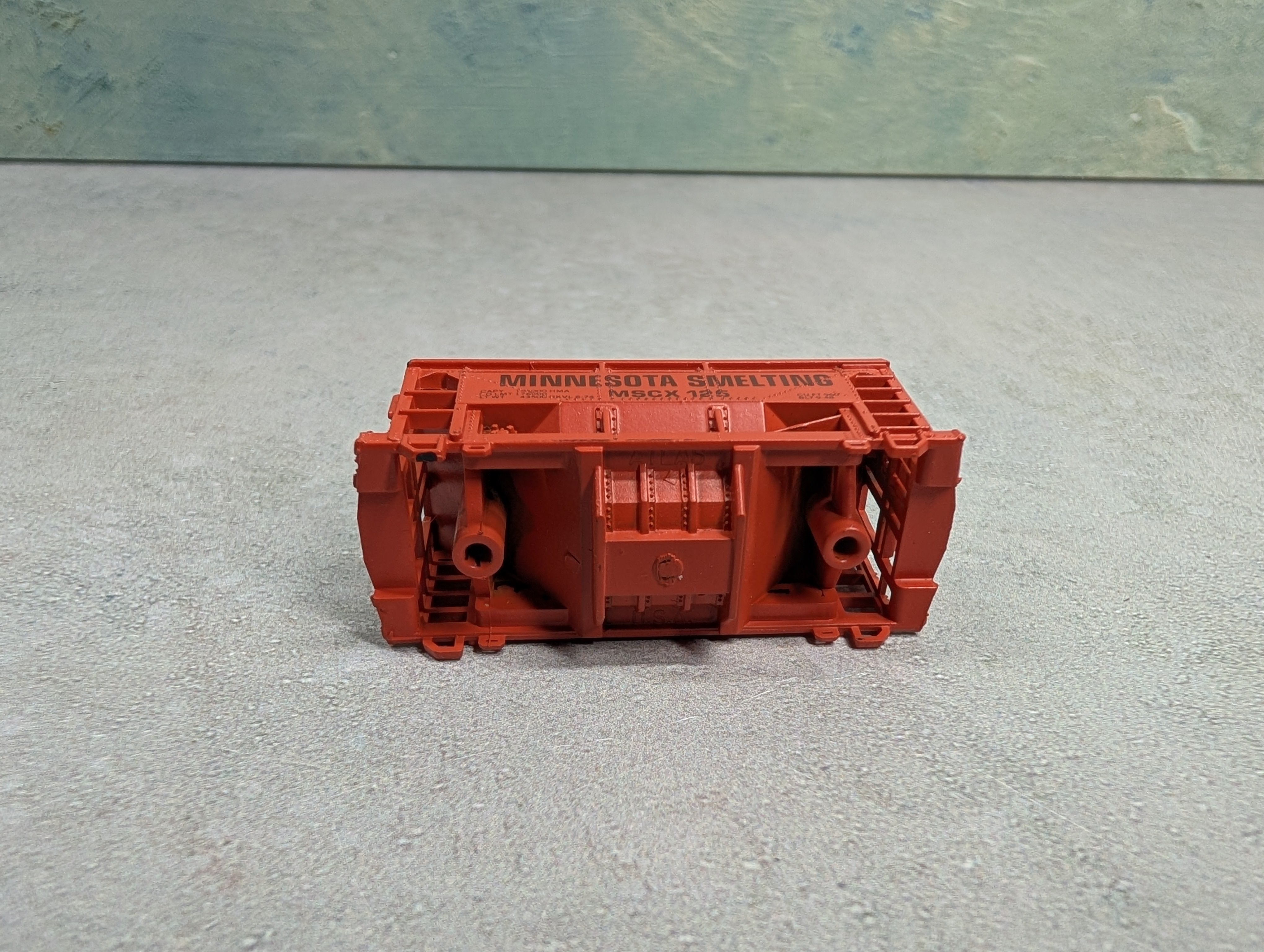 USED Atlas N Scale Ore Car Minnesota Smelting MSCX #125 No Trucks