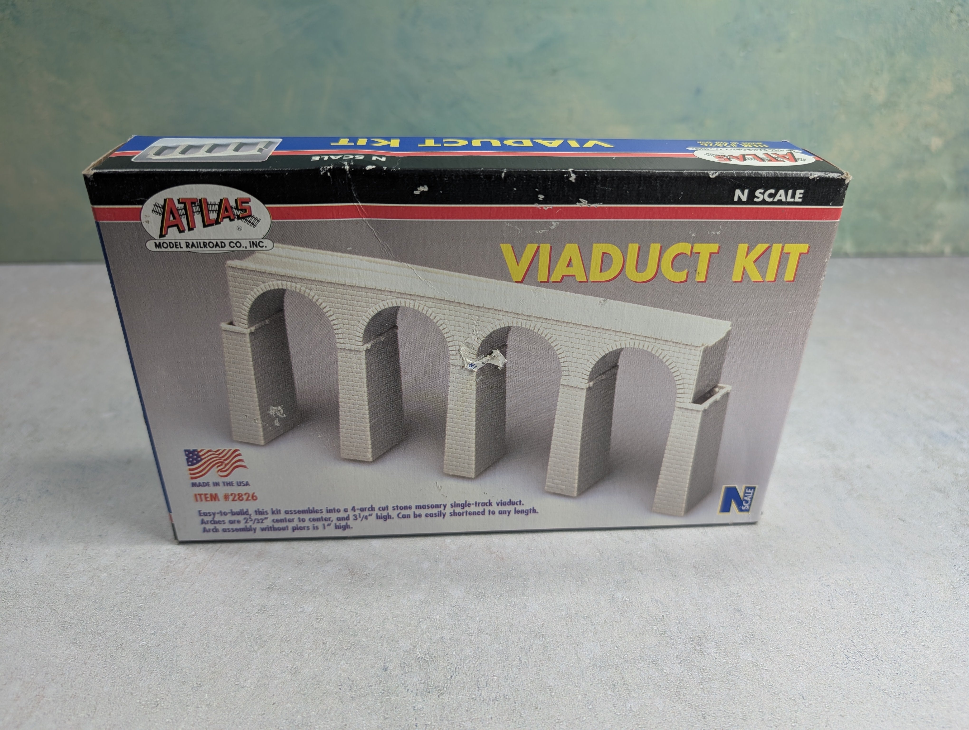 USED Atlas 2826 N Scale Viaduct Kit KIT