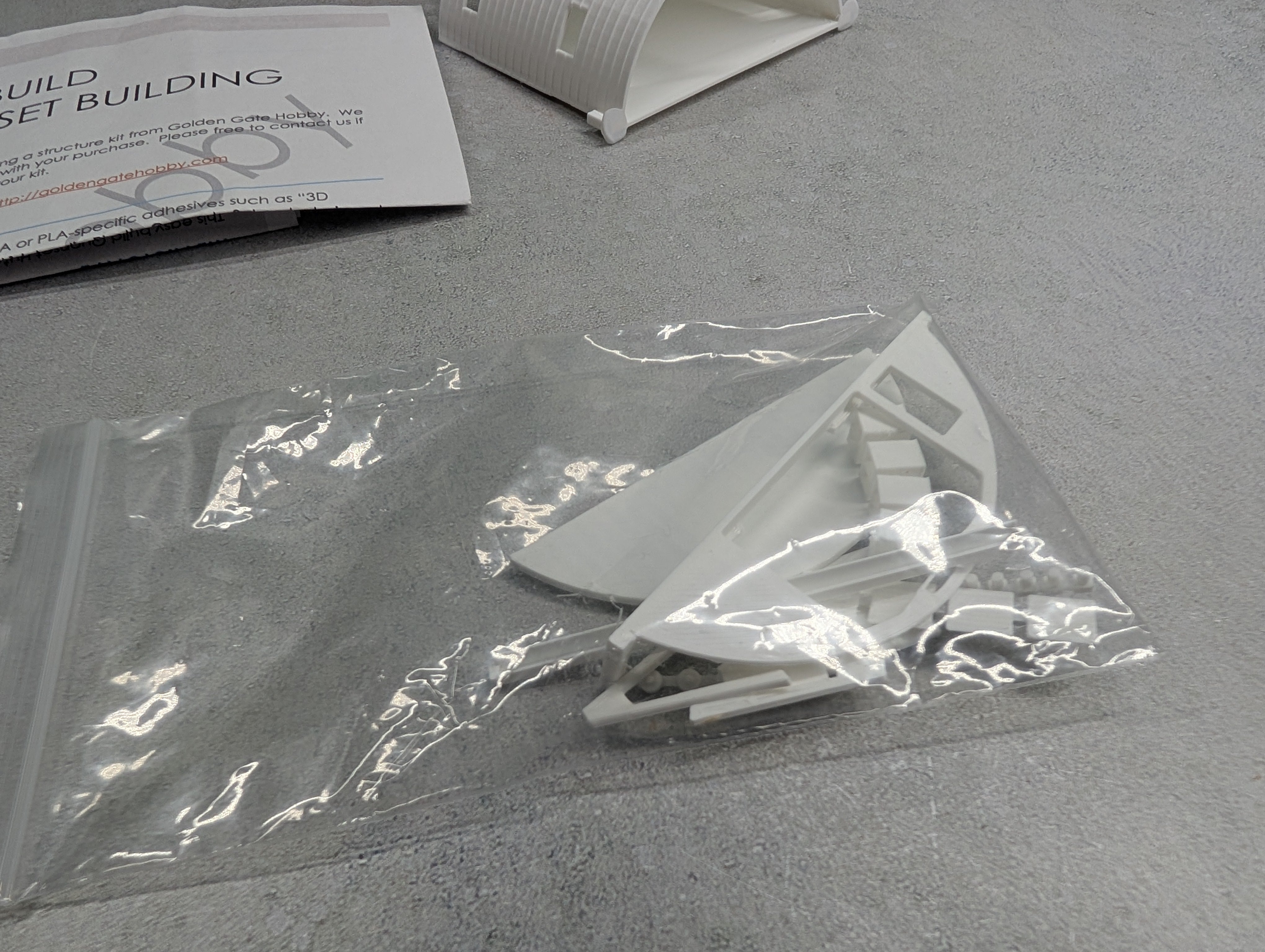 USED Golden Gate Hobby N Scale Easy Build Quonset Building 3D Printed KIT