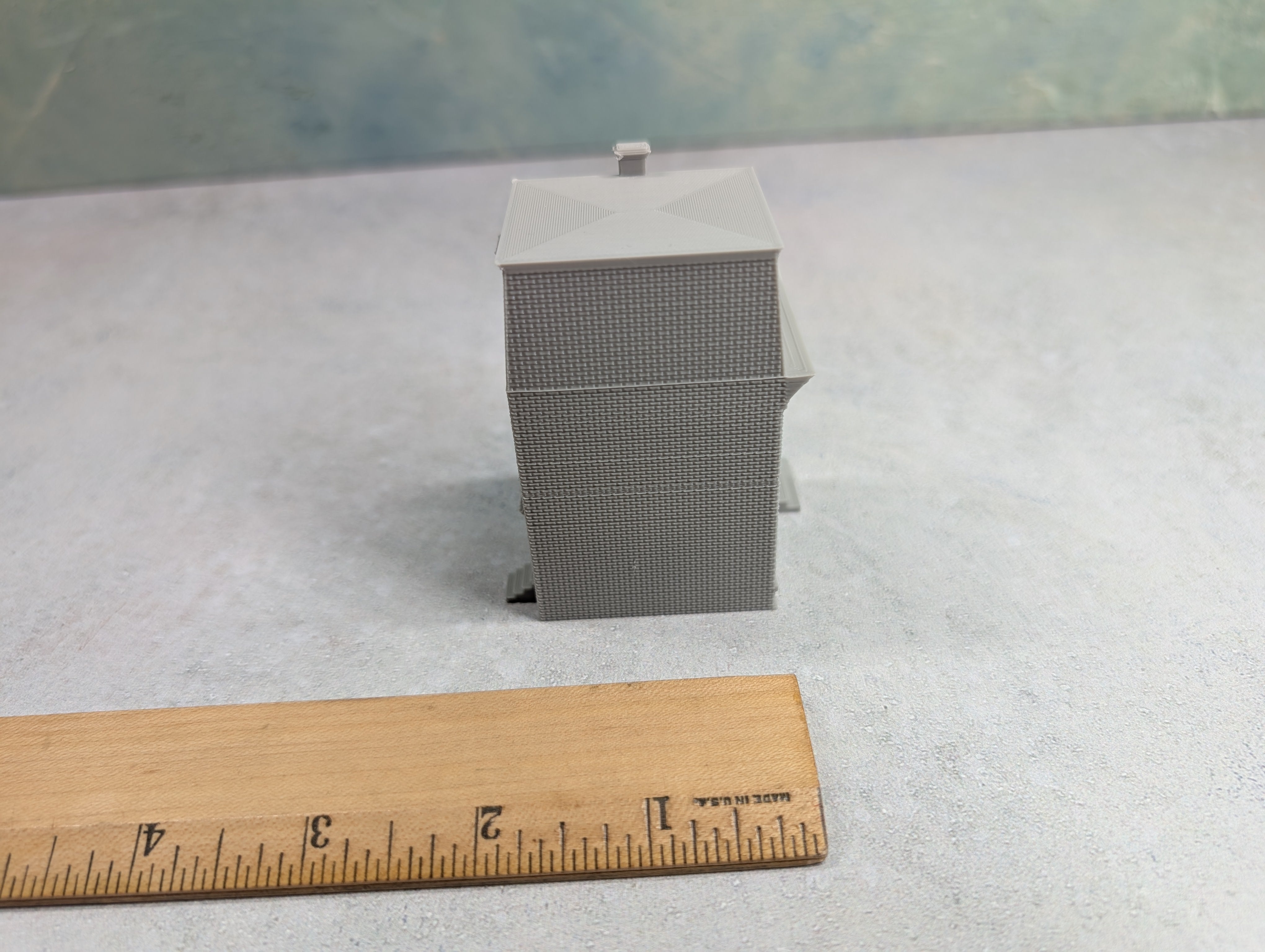 USED N Scale 3D Printed Corner Building KIT