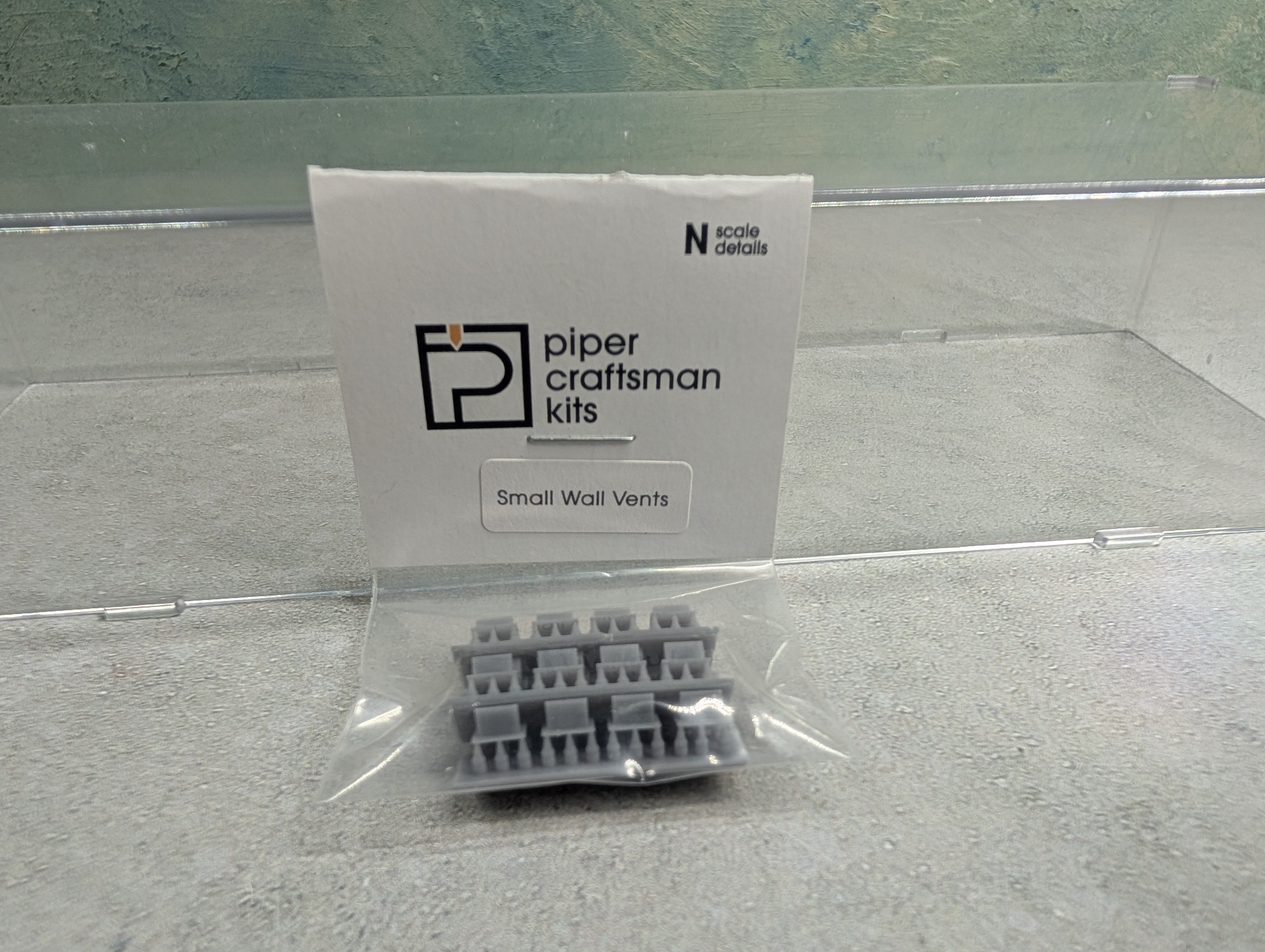 N Scale Small Wall Vents 3D Printed (16 pcs)