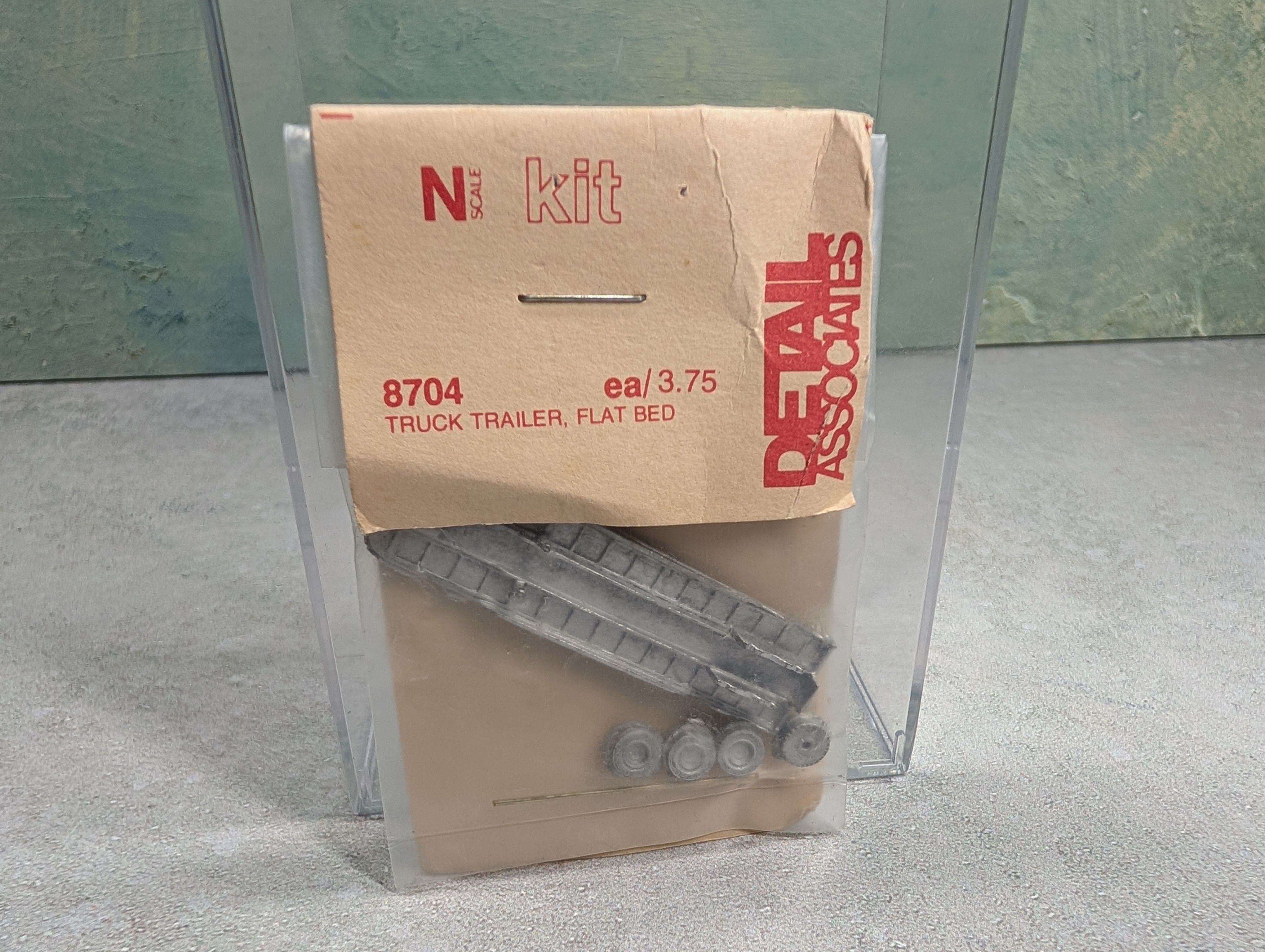 Detail Associates 8704 N Scale Truck Trailer Flat Bed KIT