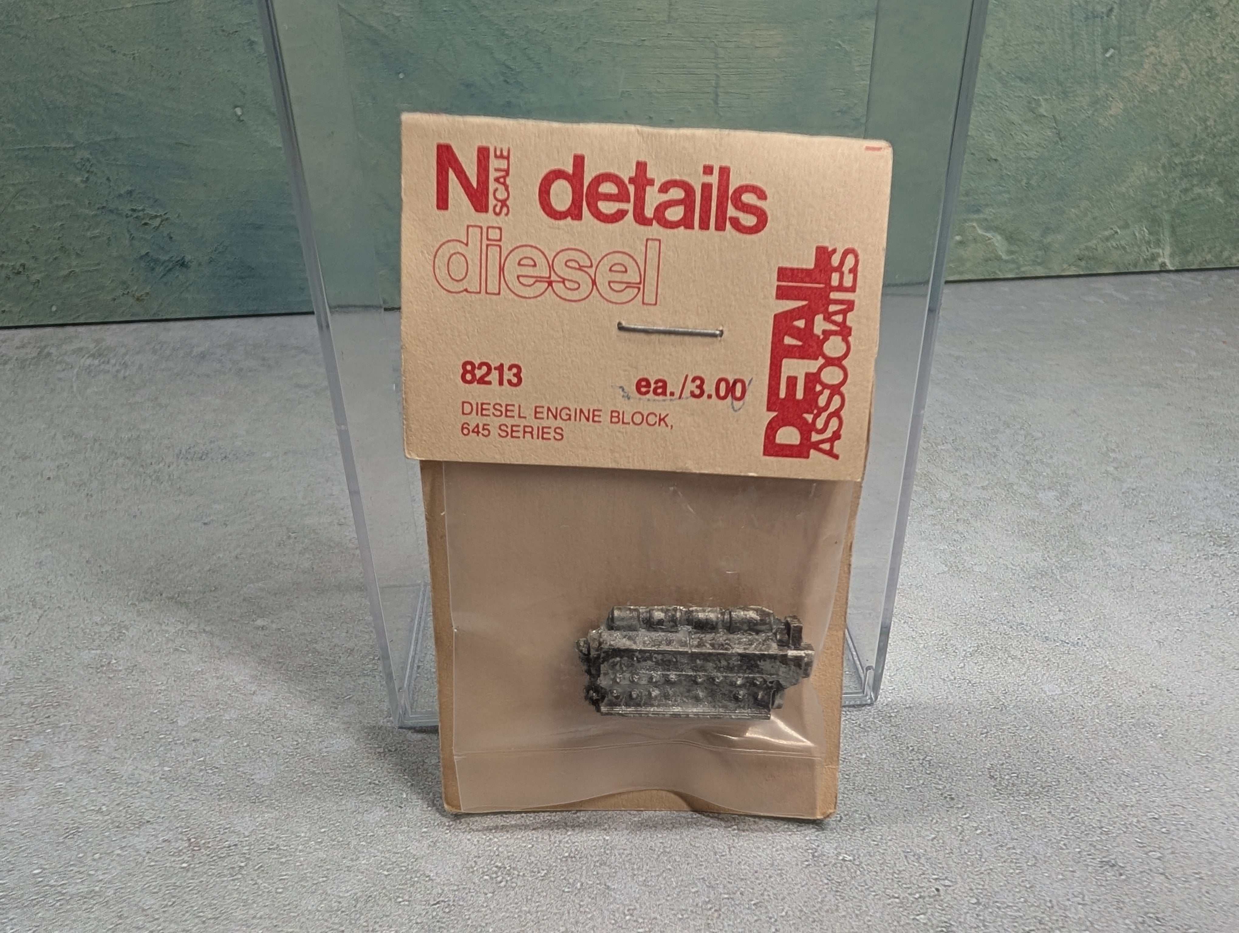 Detail Associates 8213 N Scale Diesel Engine Block 645 Series