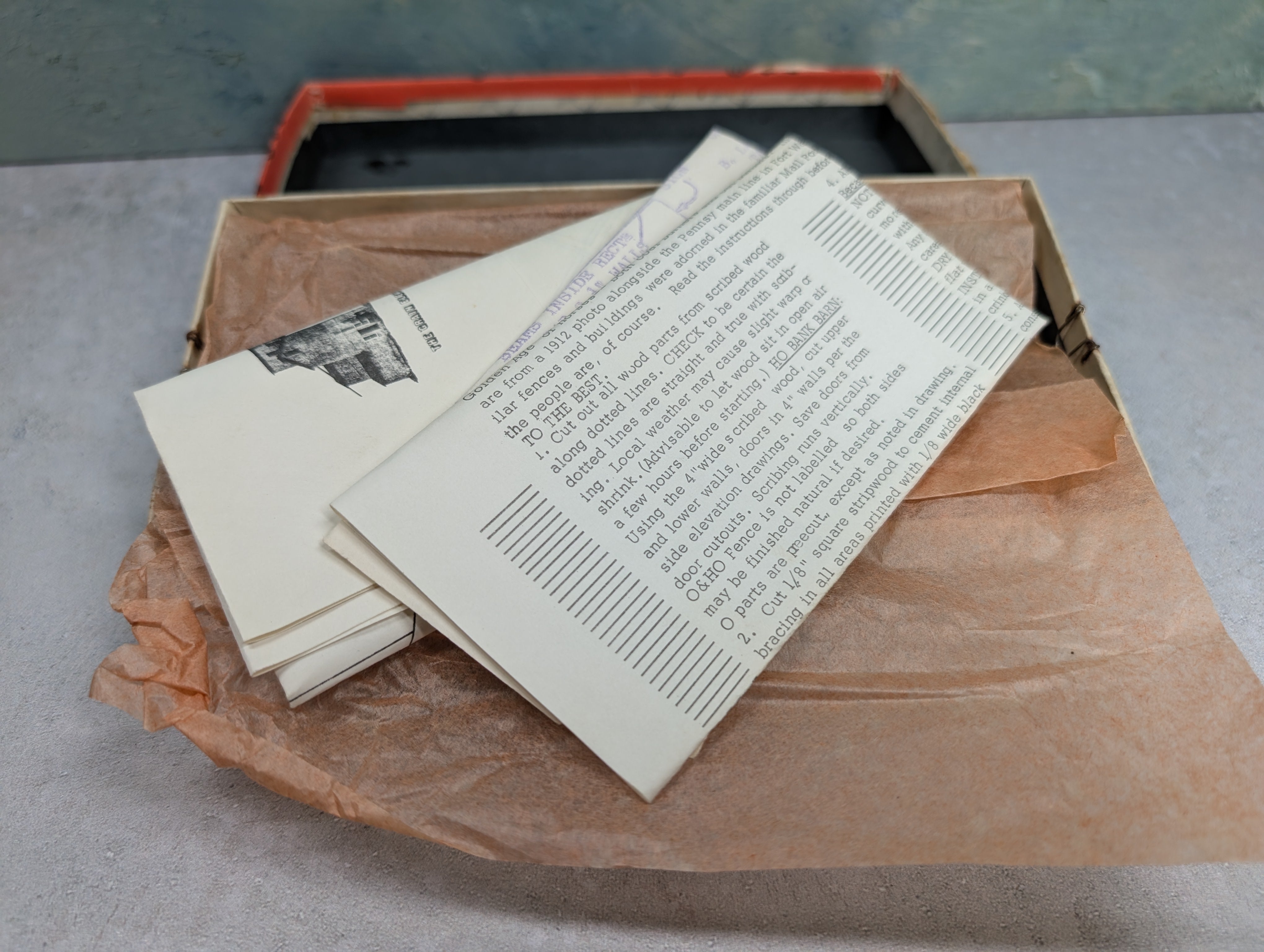 USED JMC Wabash Valley N Scale Mail Pouch Barn KIT