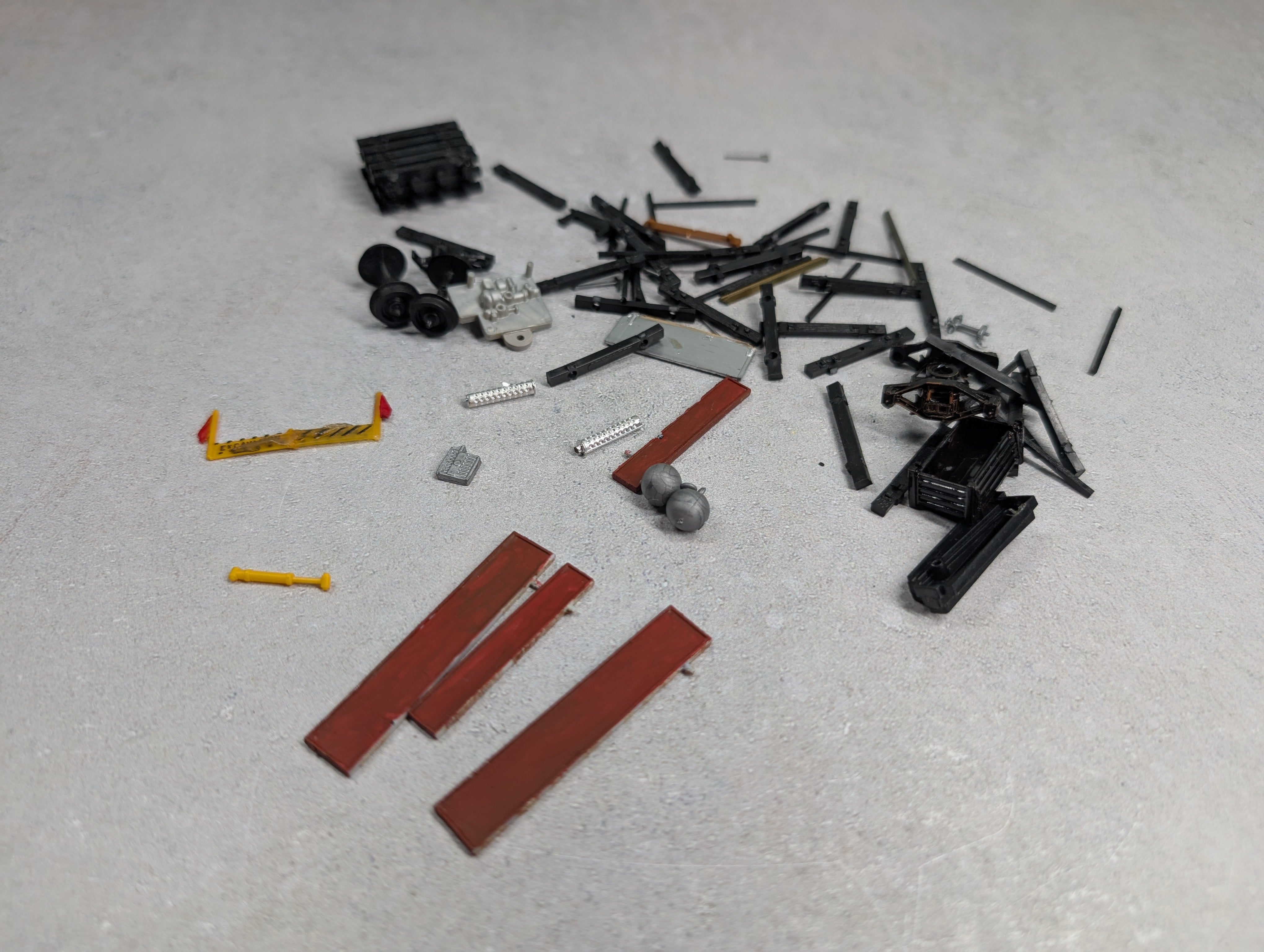 USED HO Scale Lot of Model Railroad Parts