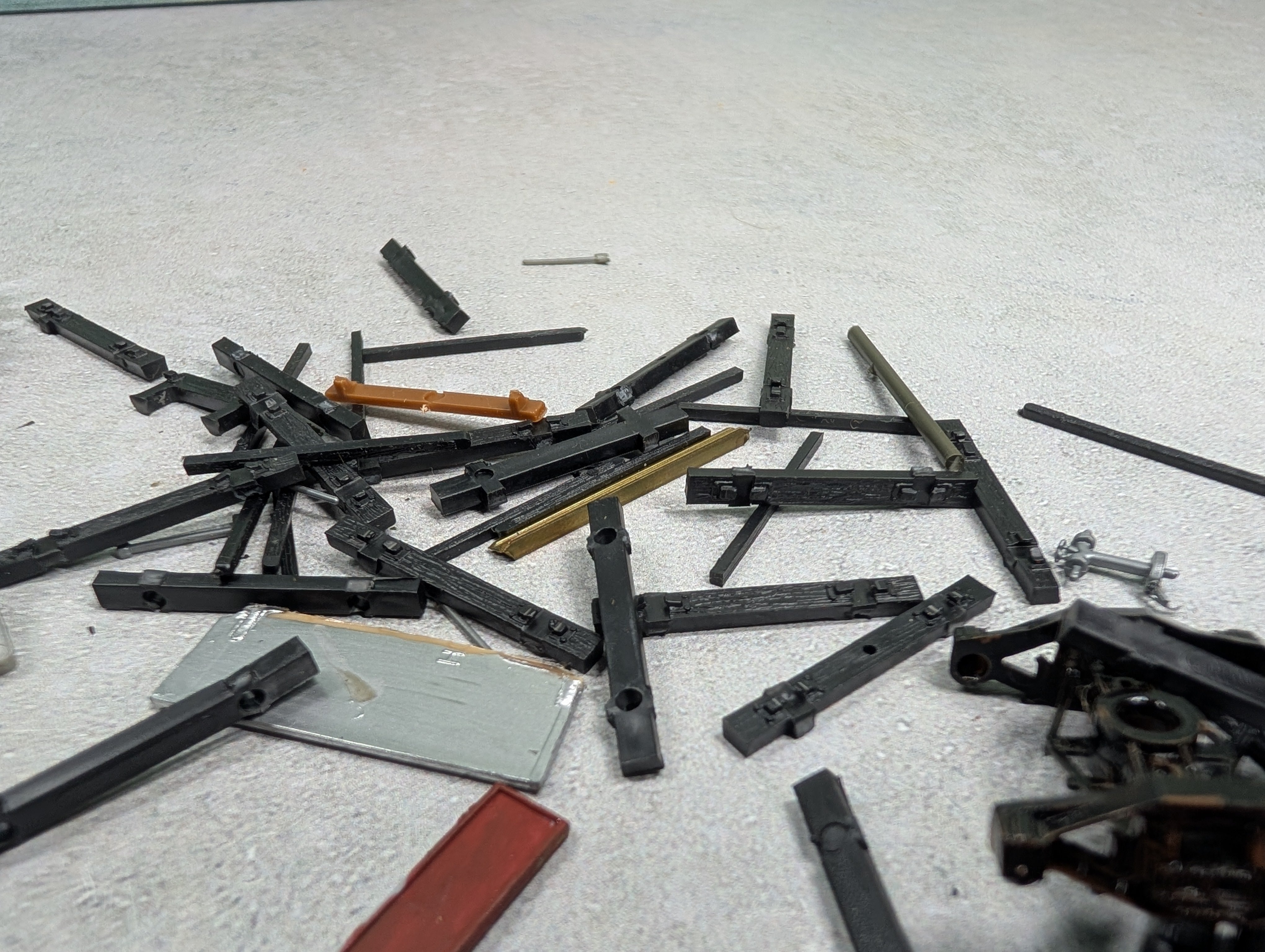 USED HO Scale Lot of Model Railroad Parts