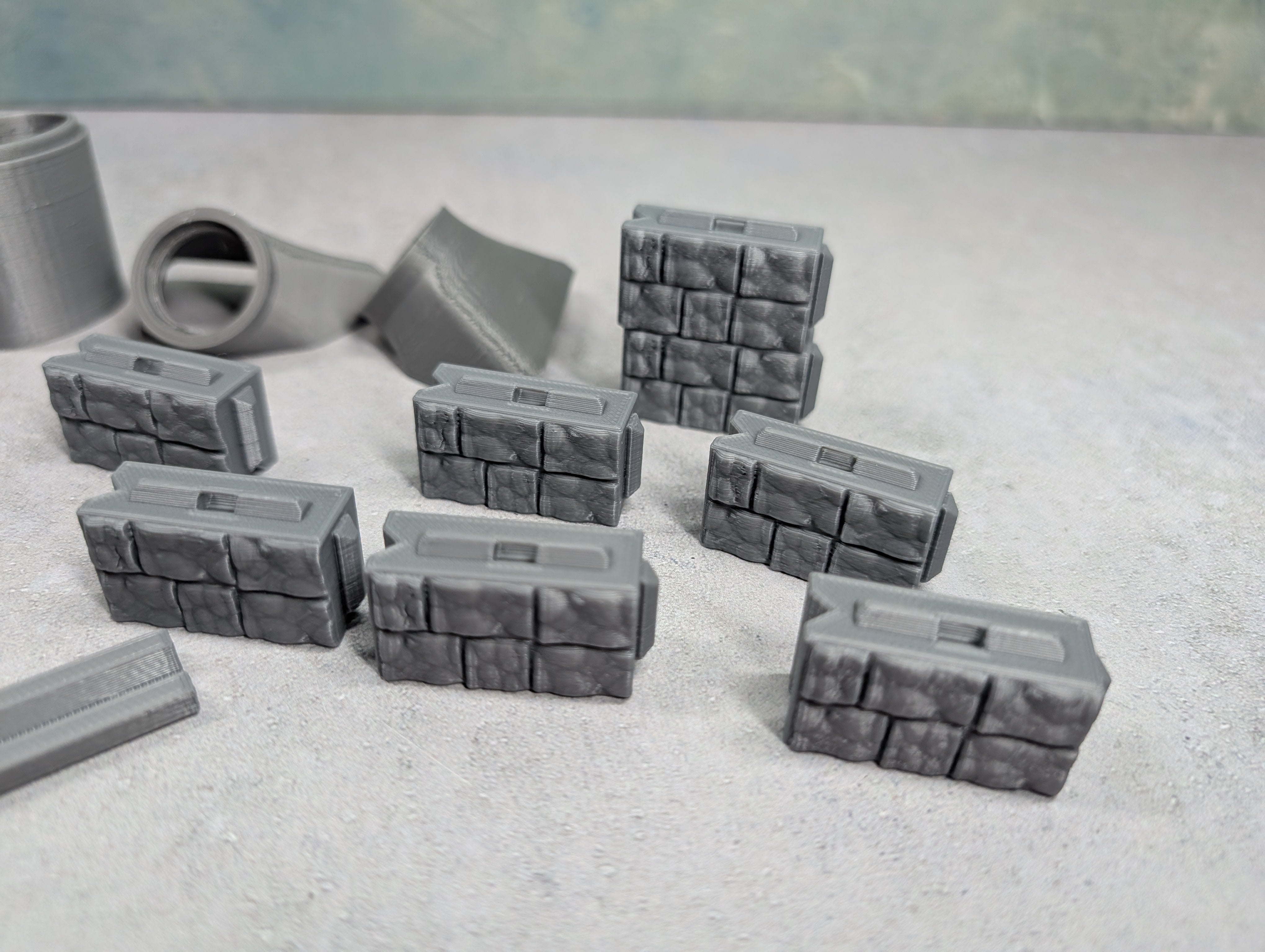 USED 3D to Scale MULTI Scale Lot of Various 3D Printed Industrial Detail Parts