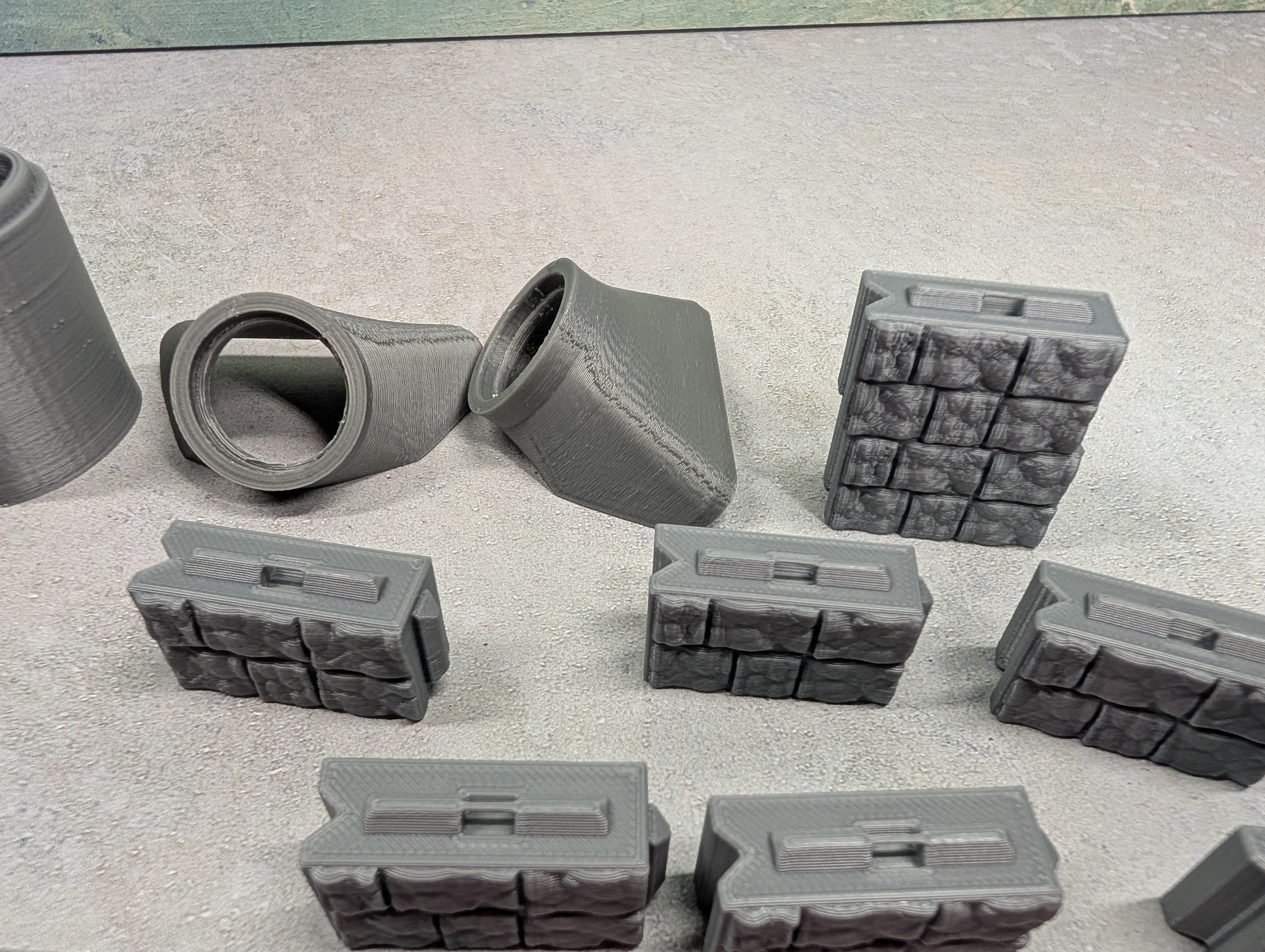 USED 3D to Scale MULTI Scale Lot of Various 3D Printed Industrial Detail Parts