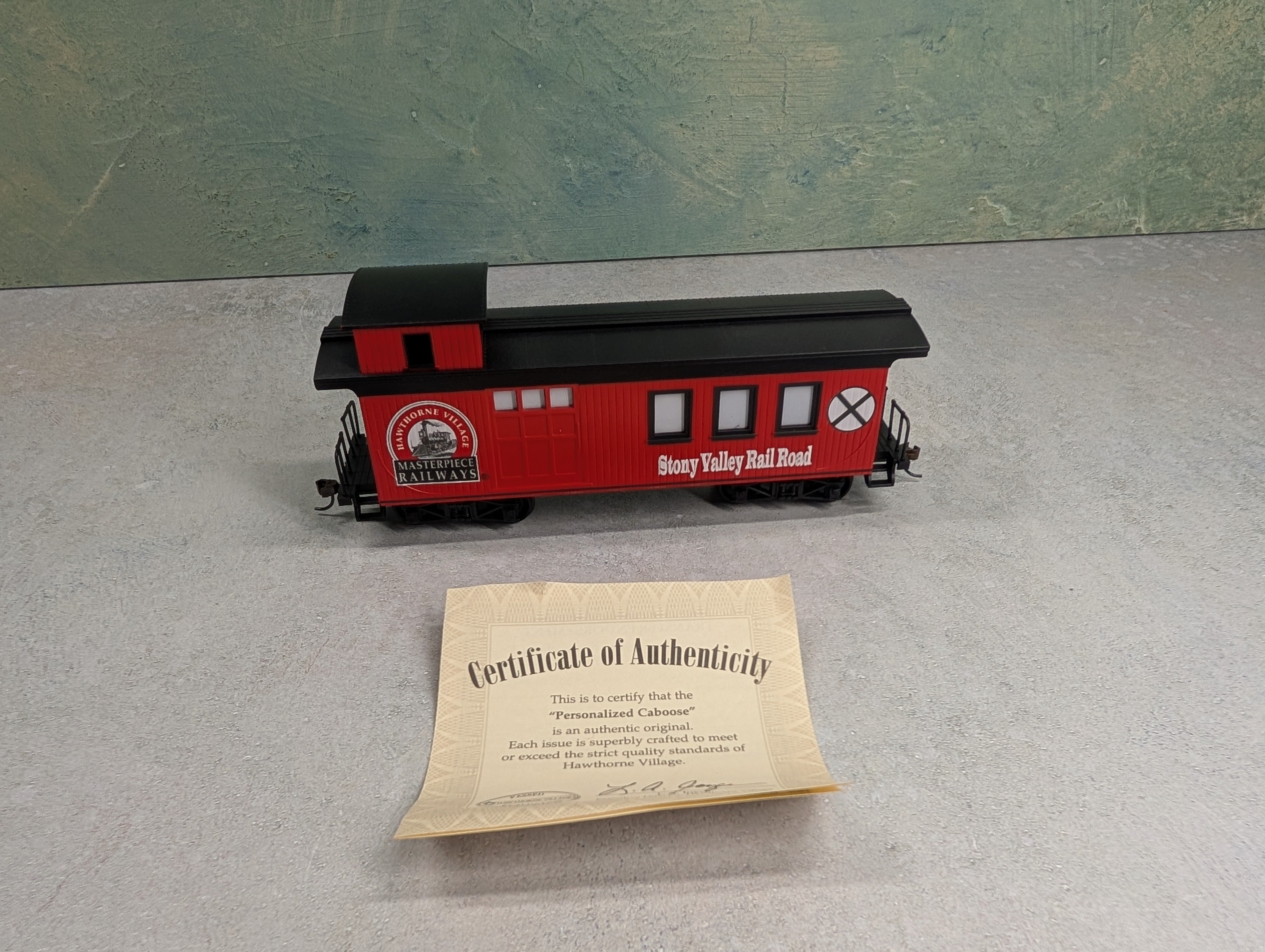 USED Bachmann On30 Scale Hawthorne Village Narrow Gauge Caboose Stony Valley Railroad