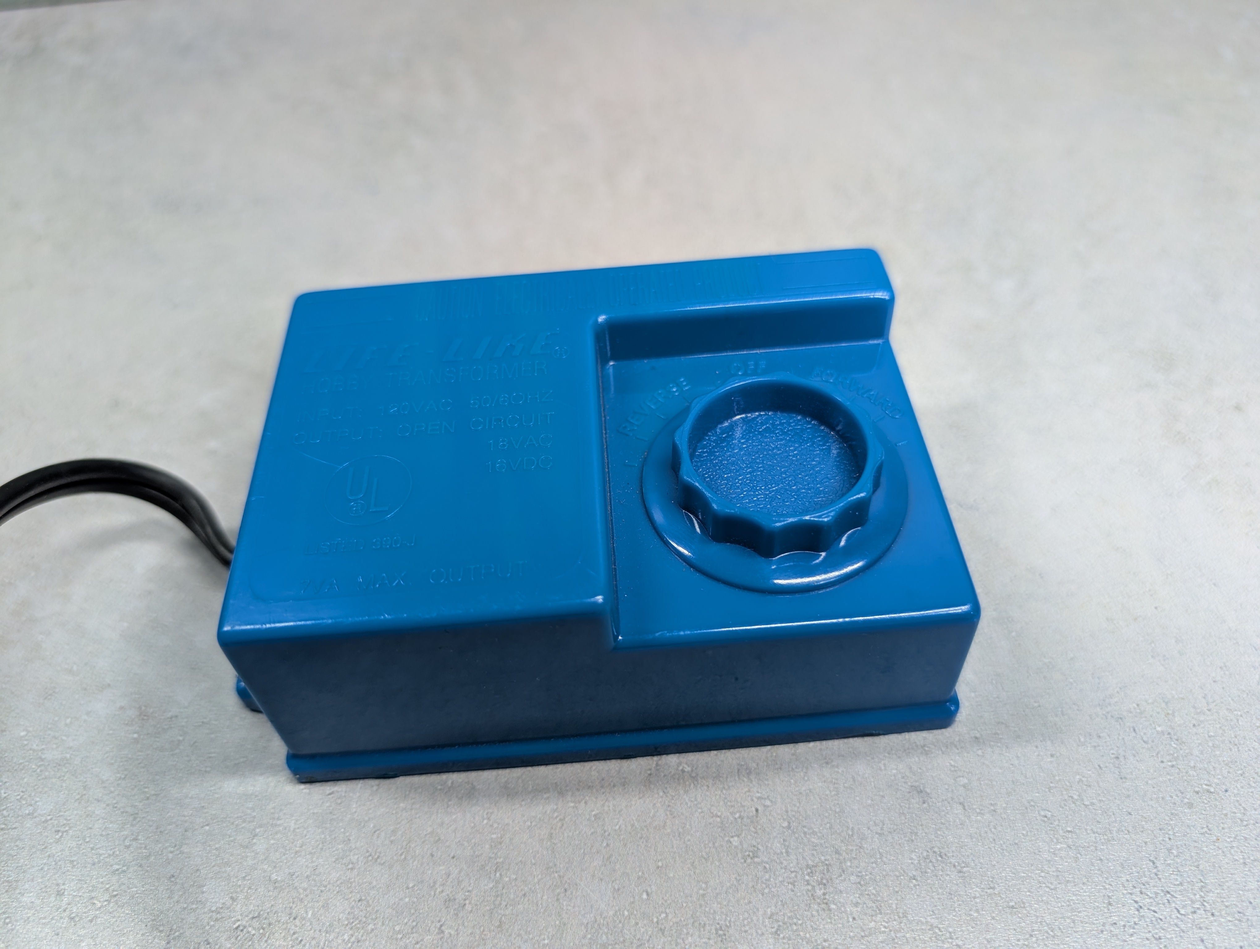 USED Life-Like MULTI Scale Hobby Transformer Light Blue - Tested