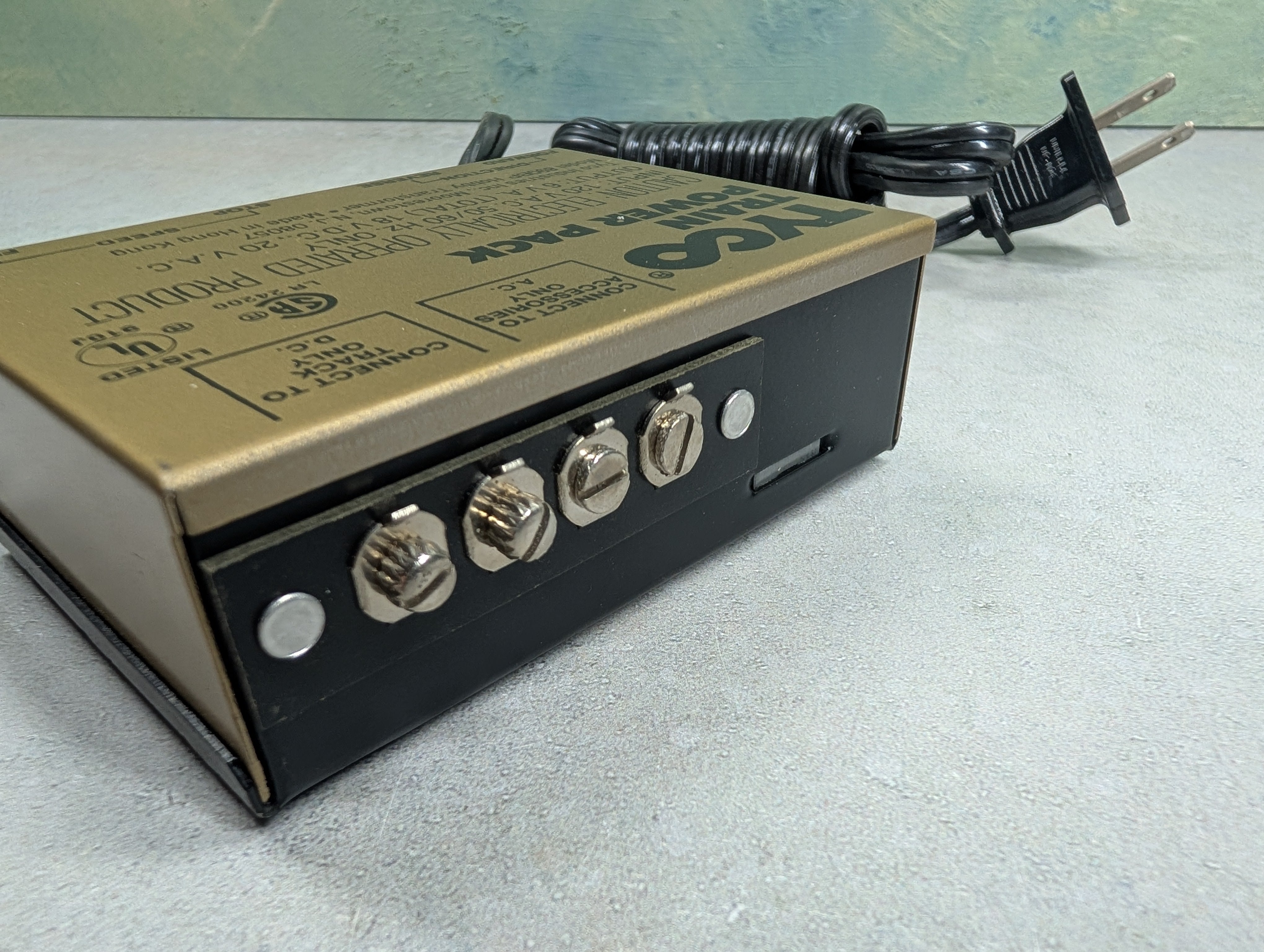 USED Tyco MULTI Scale Train Power Pack Hobby Transformer Gold - Tested