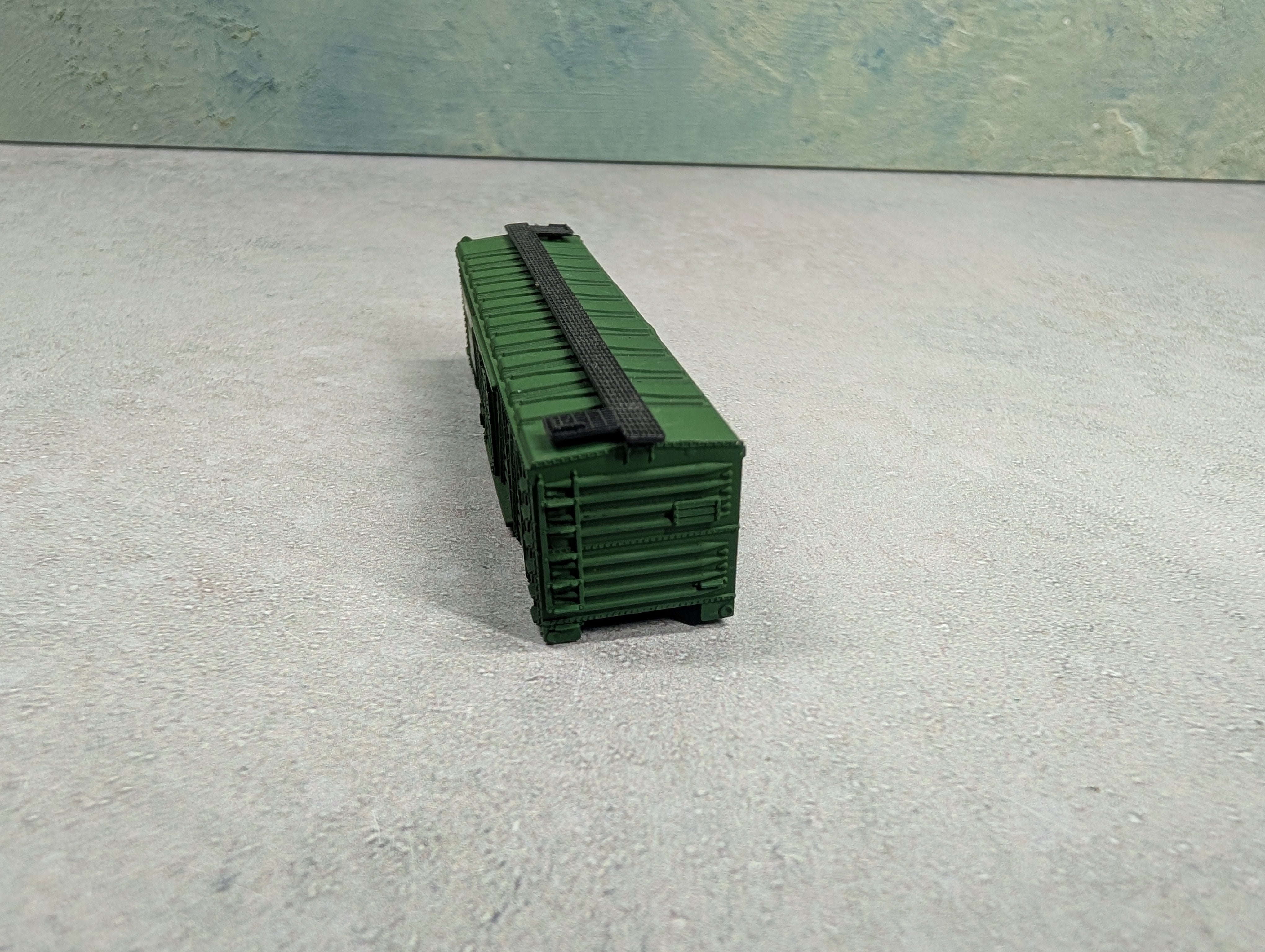 USED Atlas N Scale 40' Cattle Stock Car Santa Fe ATSF #80680