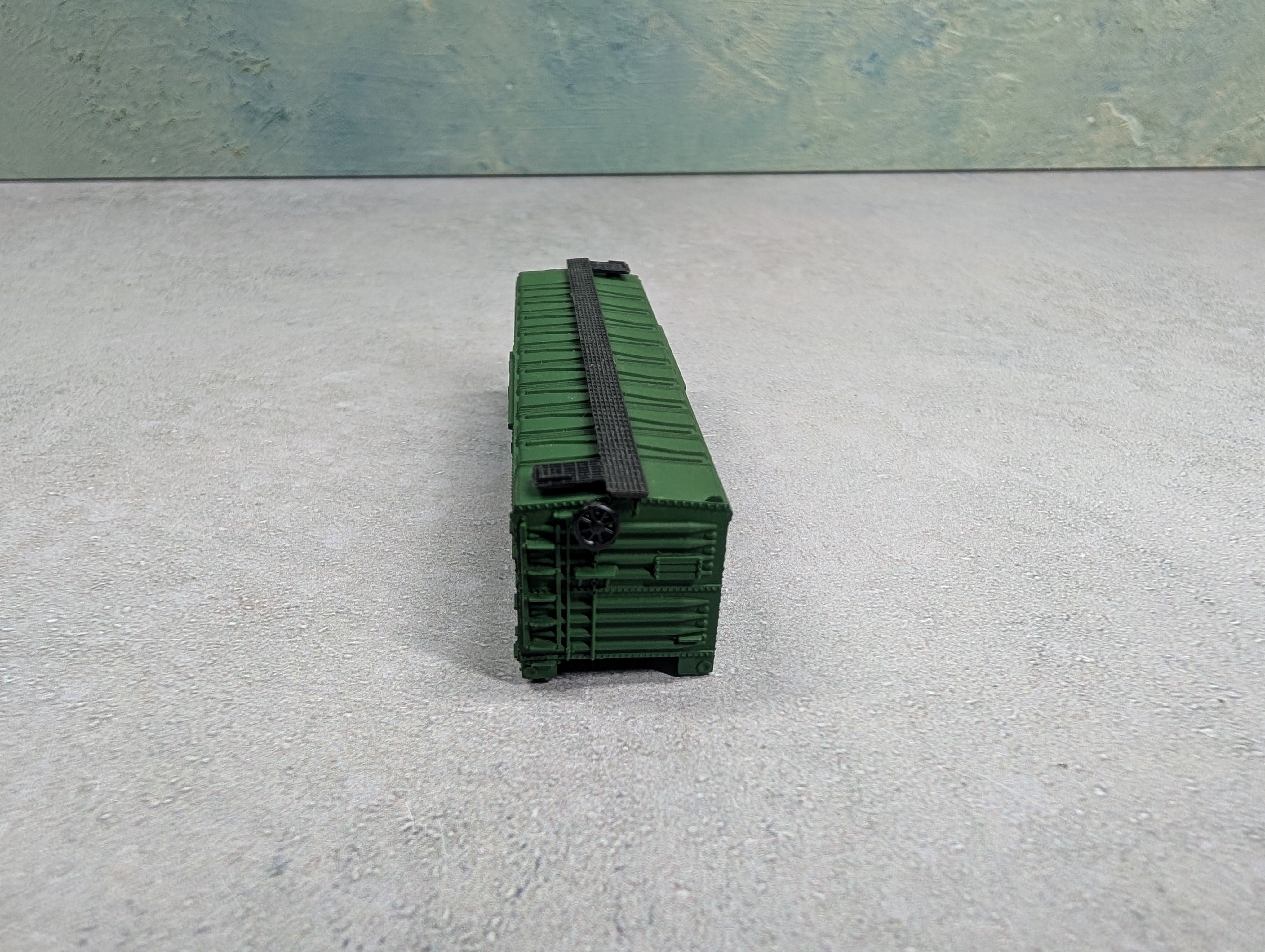 USED Atlas N Scale 40' Cattle Stock Car Santa Fe ATSF #80680