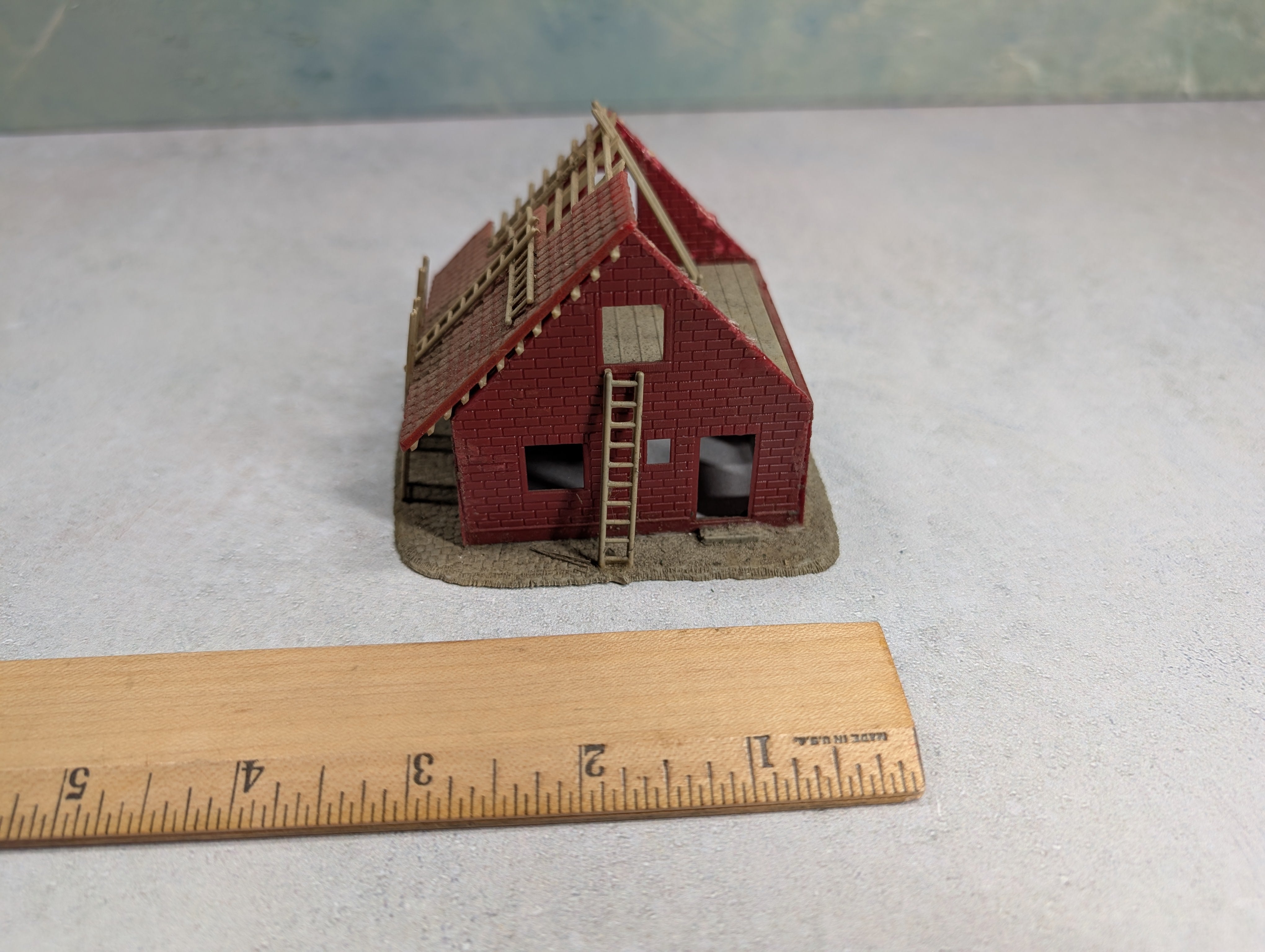 USED HO Scale Home Under Construction
