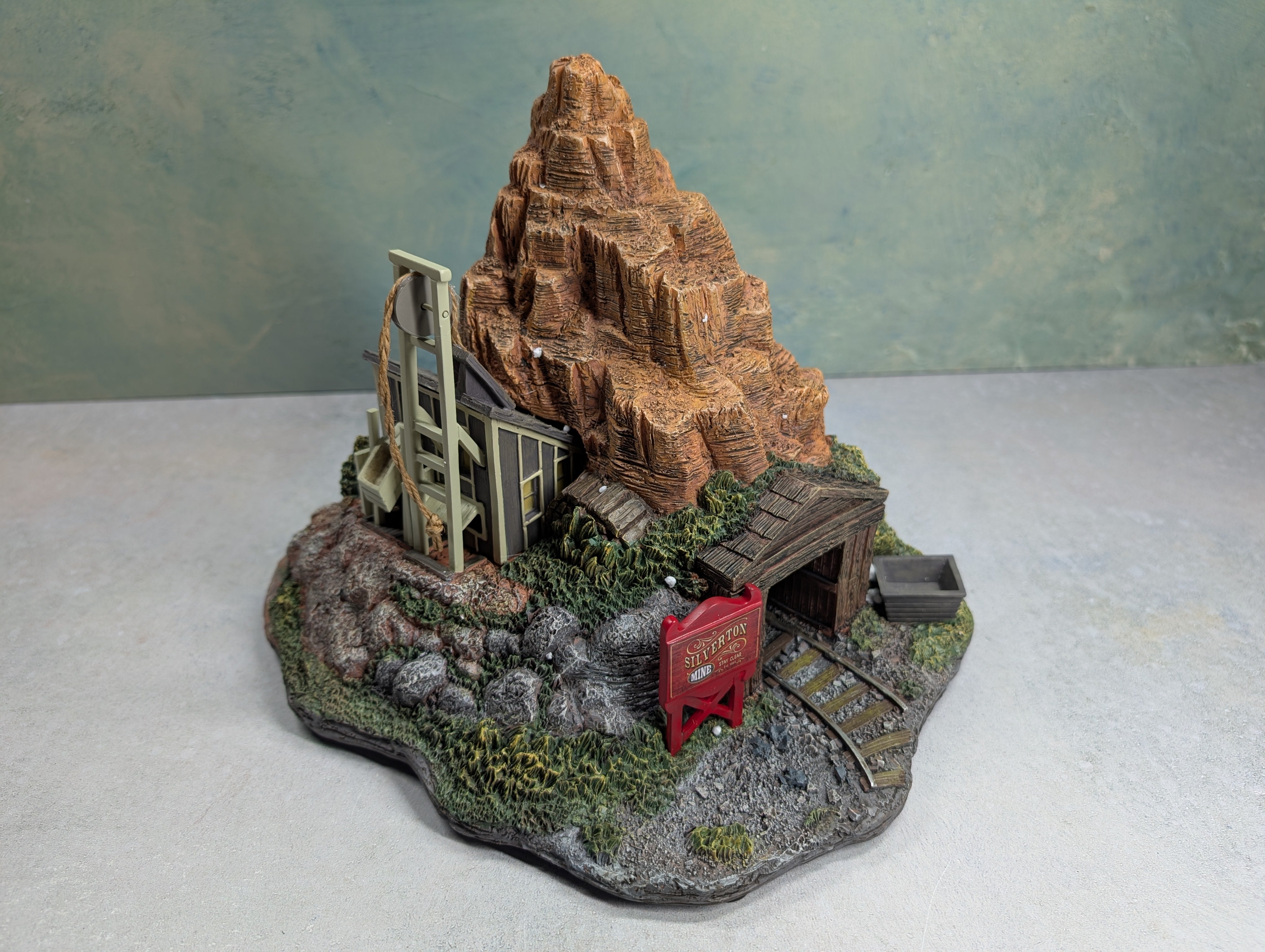 USED Hawthorne Village Silverton Mine Large Landscape Masterpiece