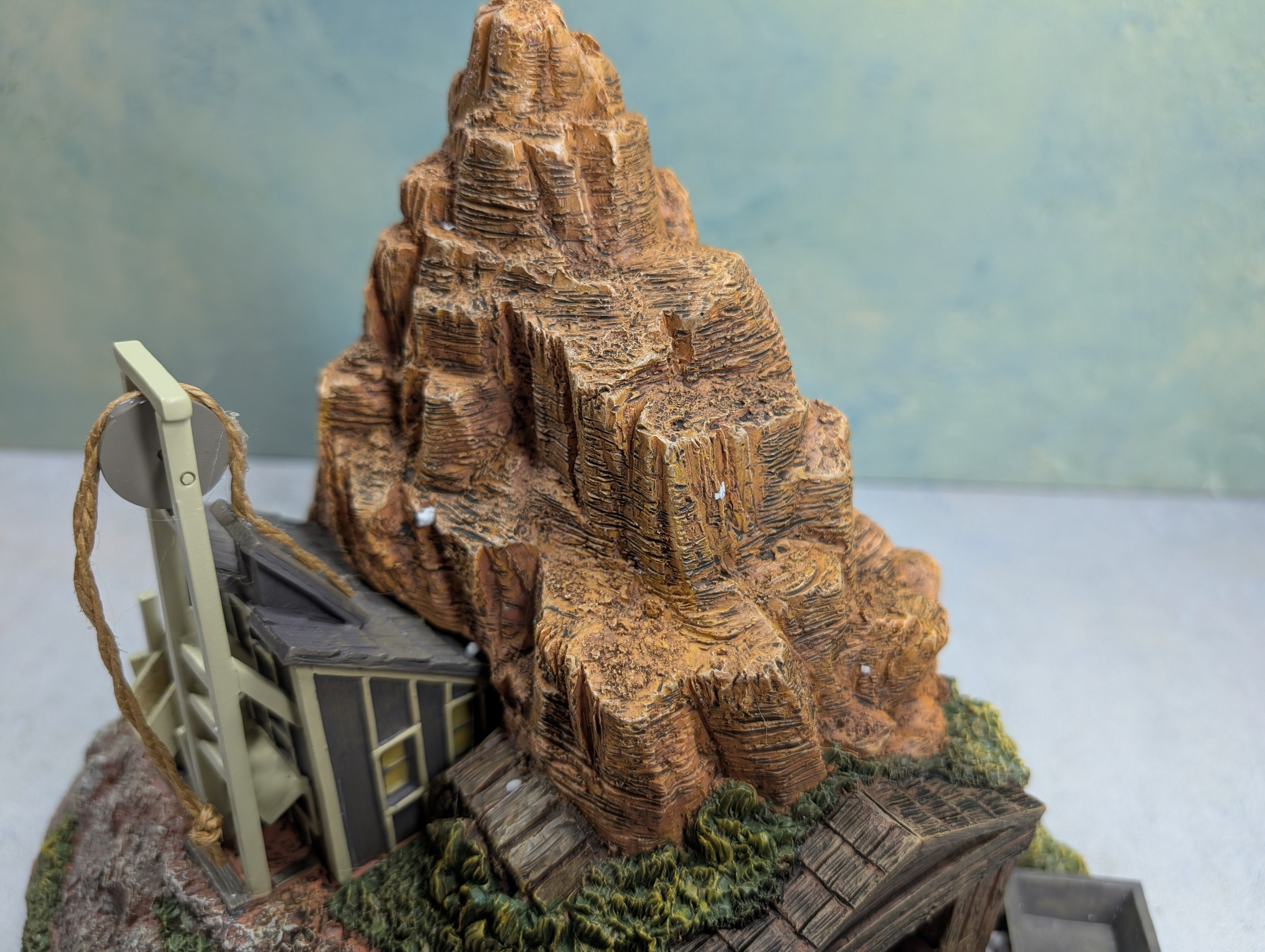 USED Hawthorne Village Silverton Mine Large Landscape Masterpiece