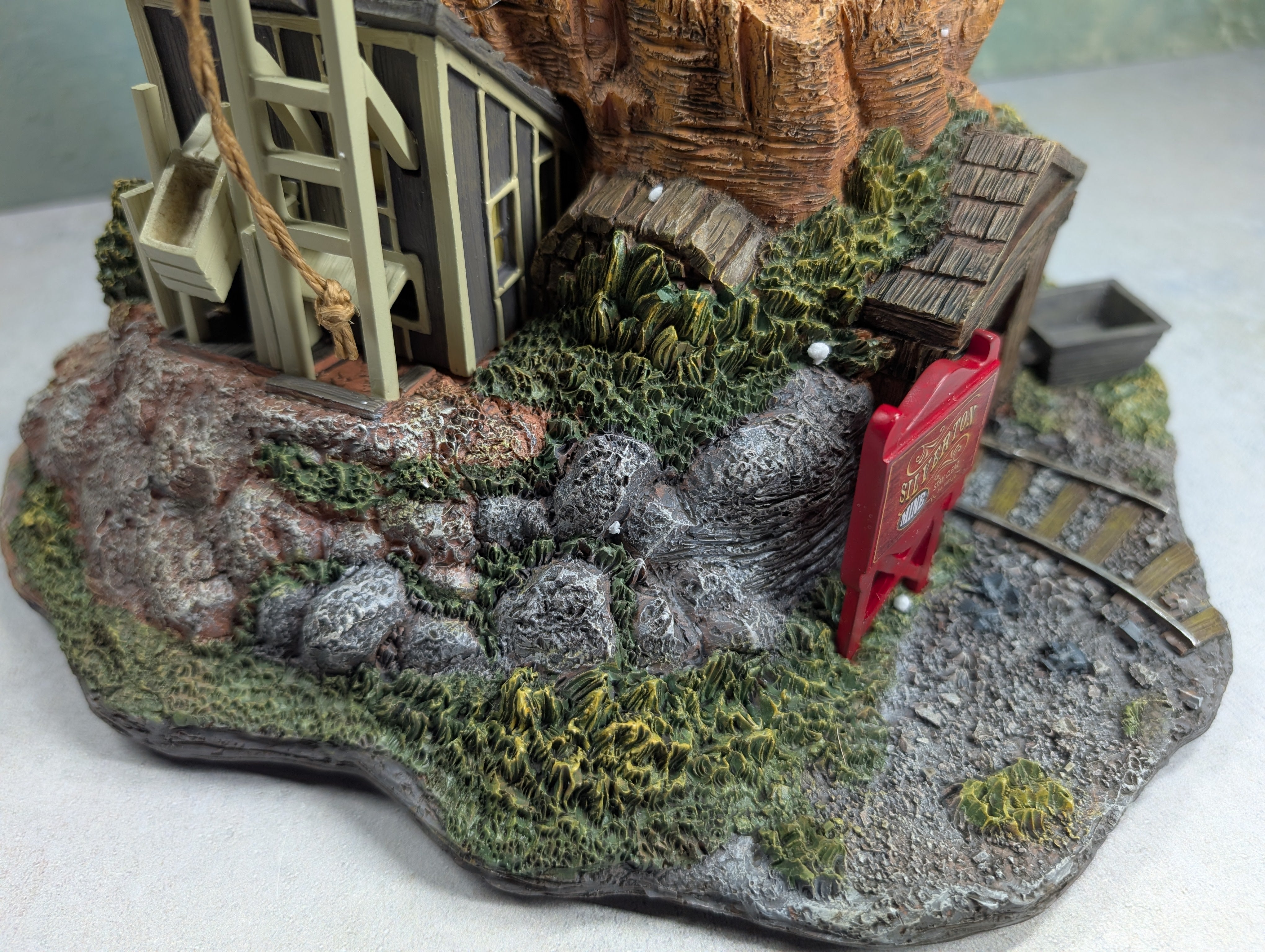 USED Hawthorne Village Silverton Mine Large Landscape Masterpiece