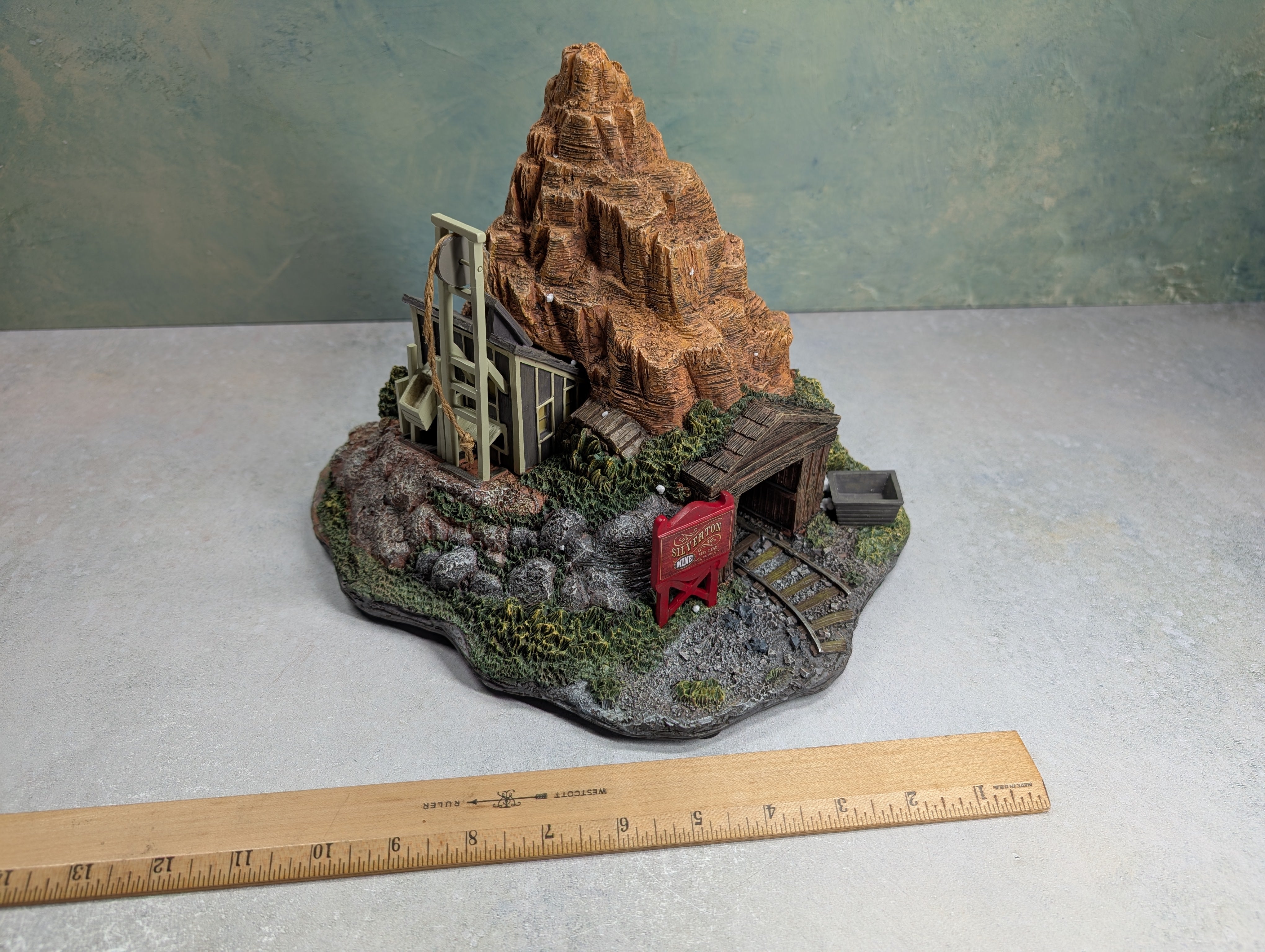 USED Hawthorne Village Silverton Mine Large Landscape Masterpiece