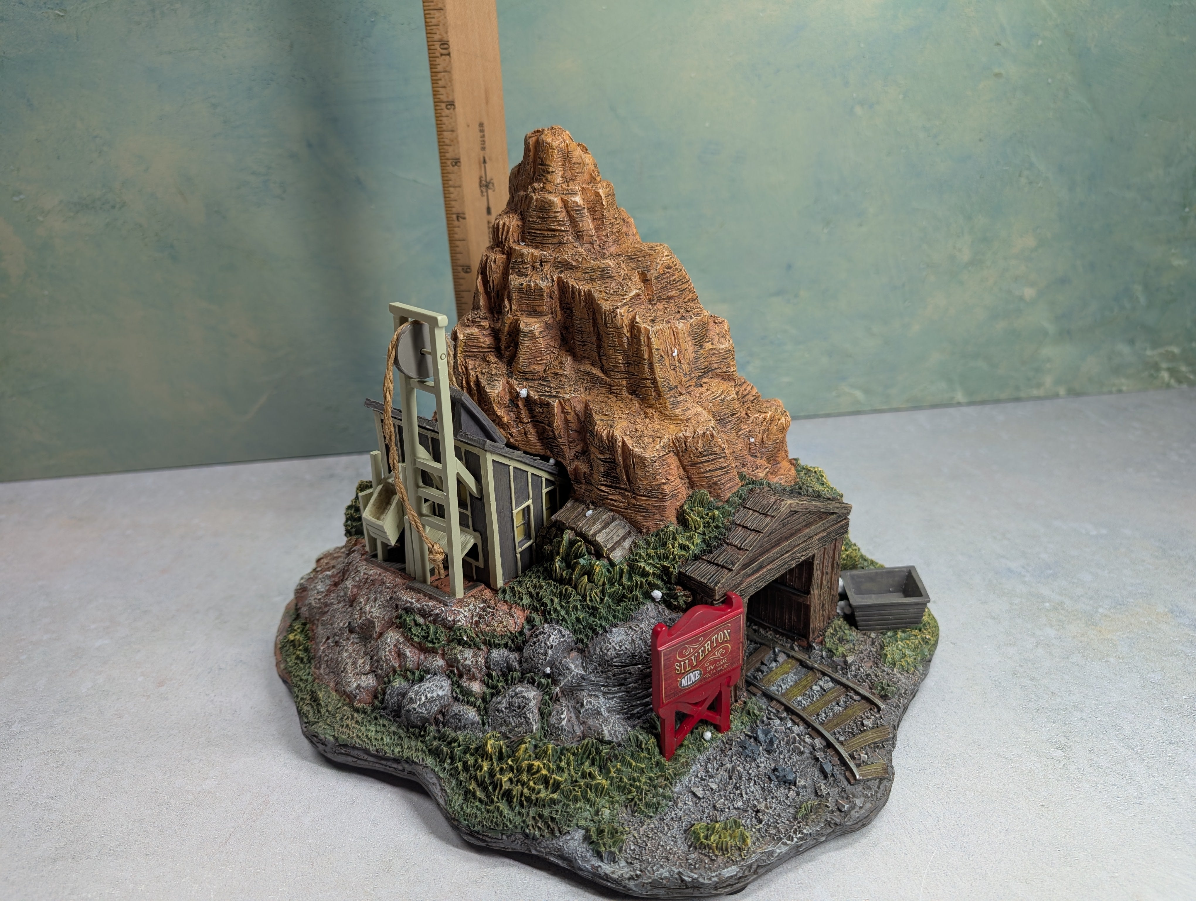 USED Hawthorne Village Silverton Mine Large Landscape Masterpiece