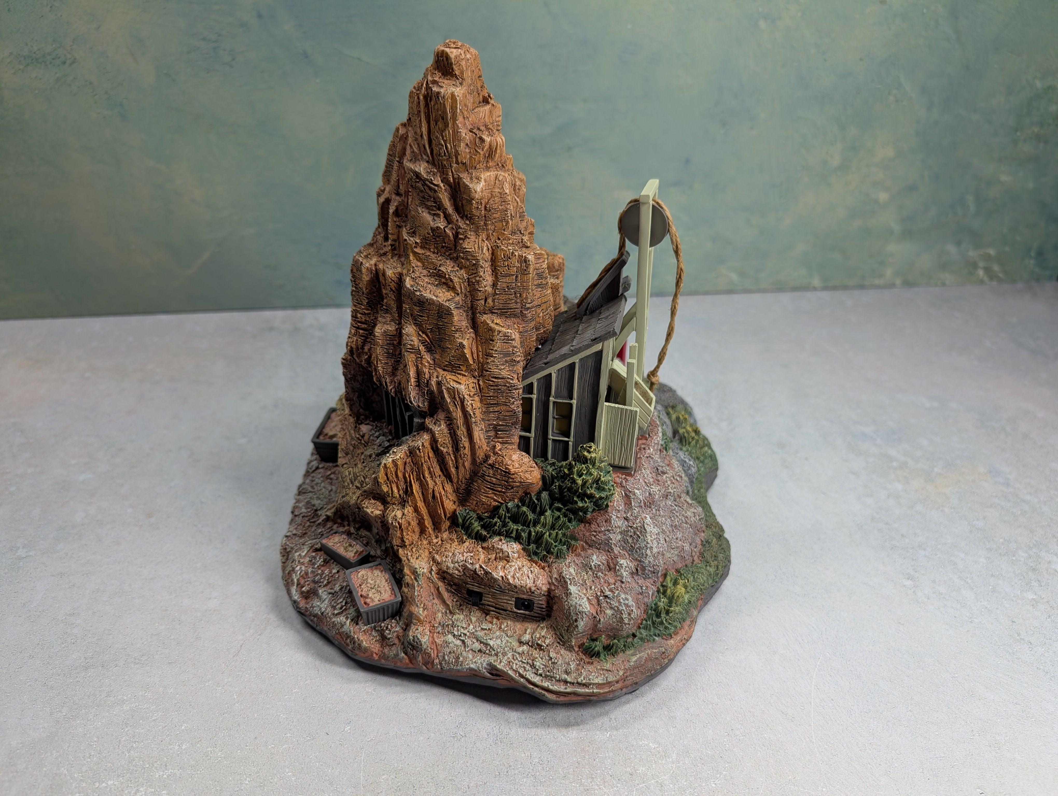 USED Hawthorne Village Silverton Mine Large Landscape Masterpiece