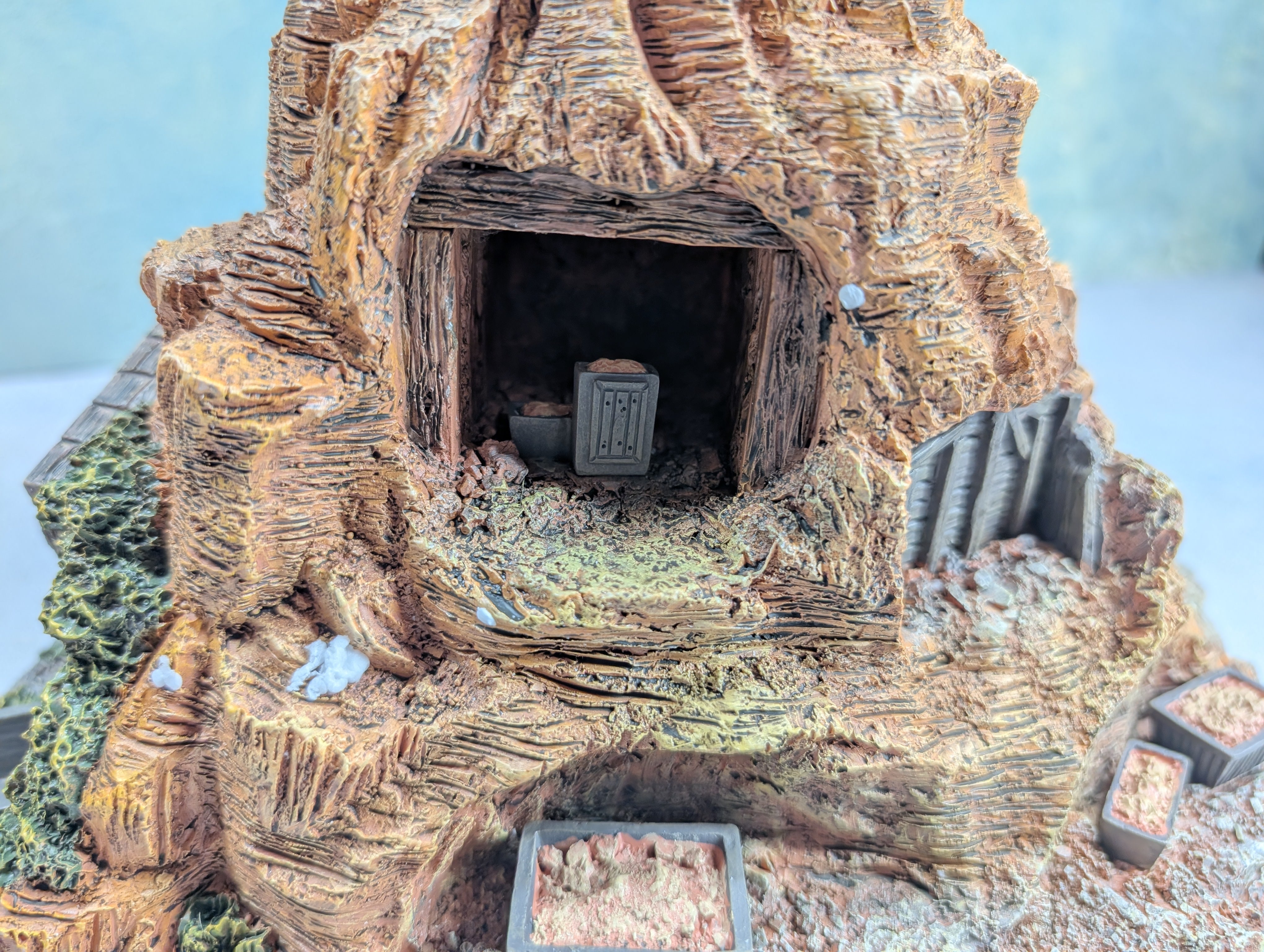 USED Hawthorne Village Silverton Mine Large Landscape Masterpiece