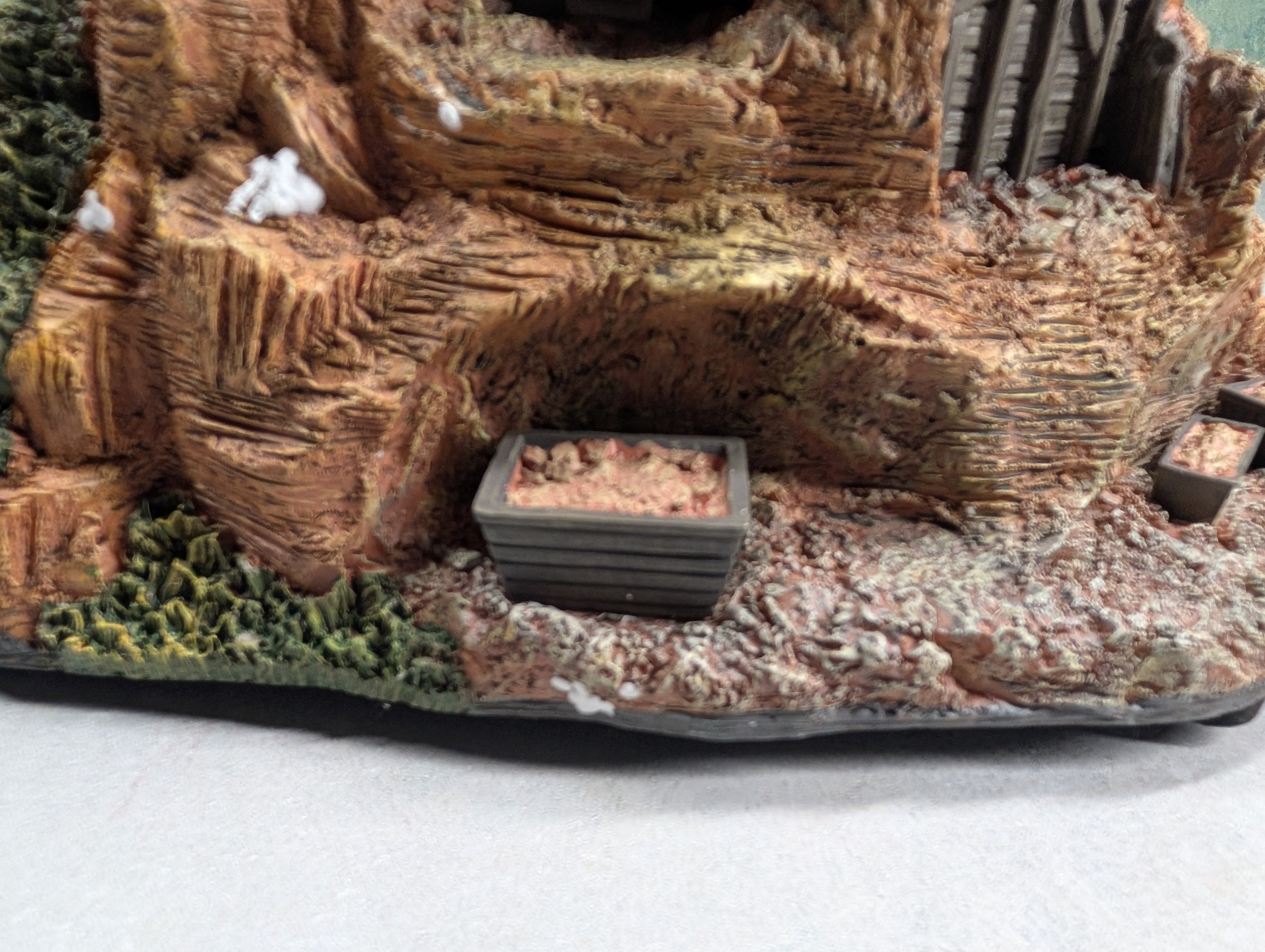 USED Hawthorne Village Silverton Mine Large Landscape Masterpiece