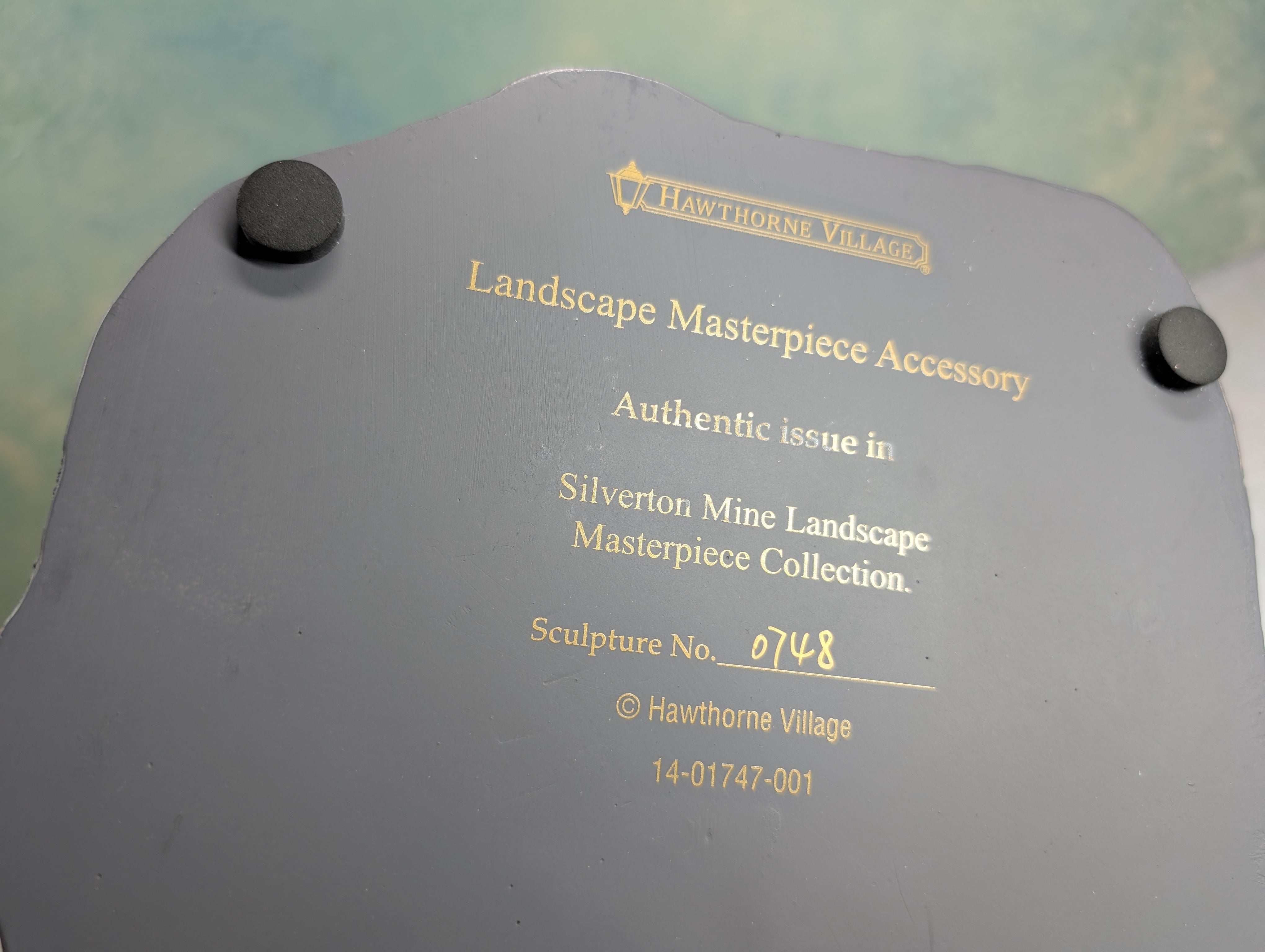 USED Hawthorne Village Silverton Mine Large Landscape Masterpiece