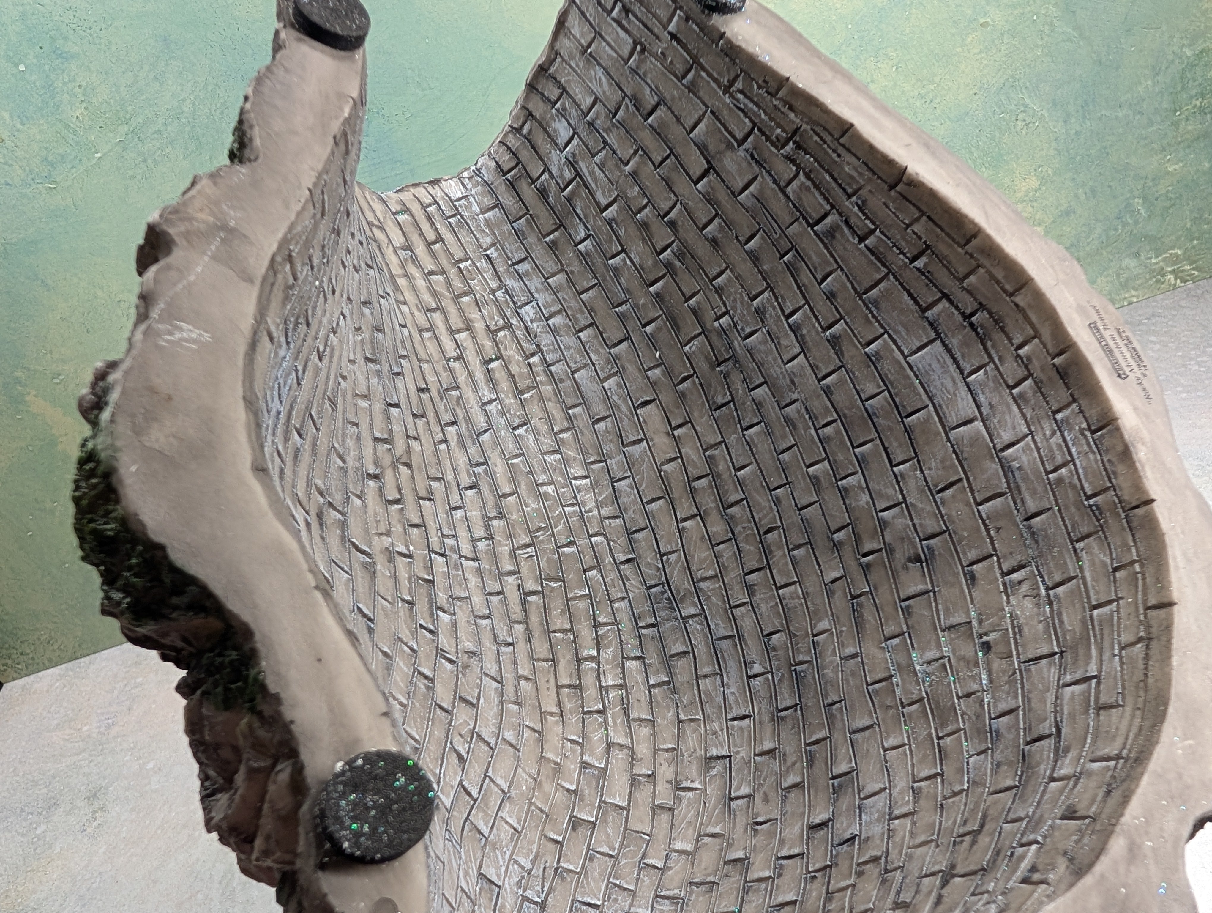 USED Hawthorne Village Snow Covered Rocky Mountain Tunnel