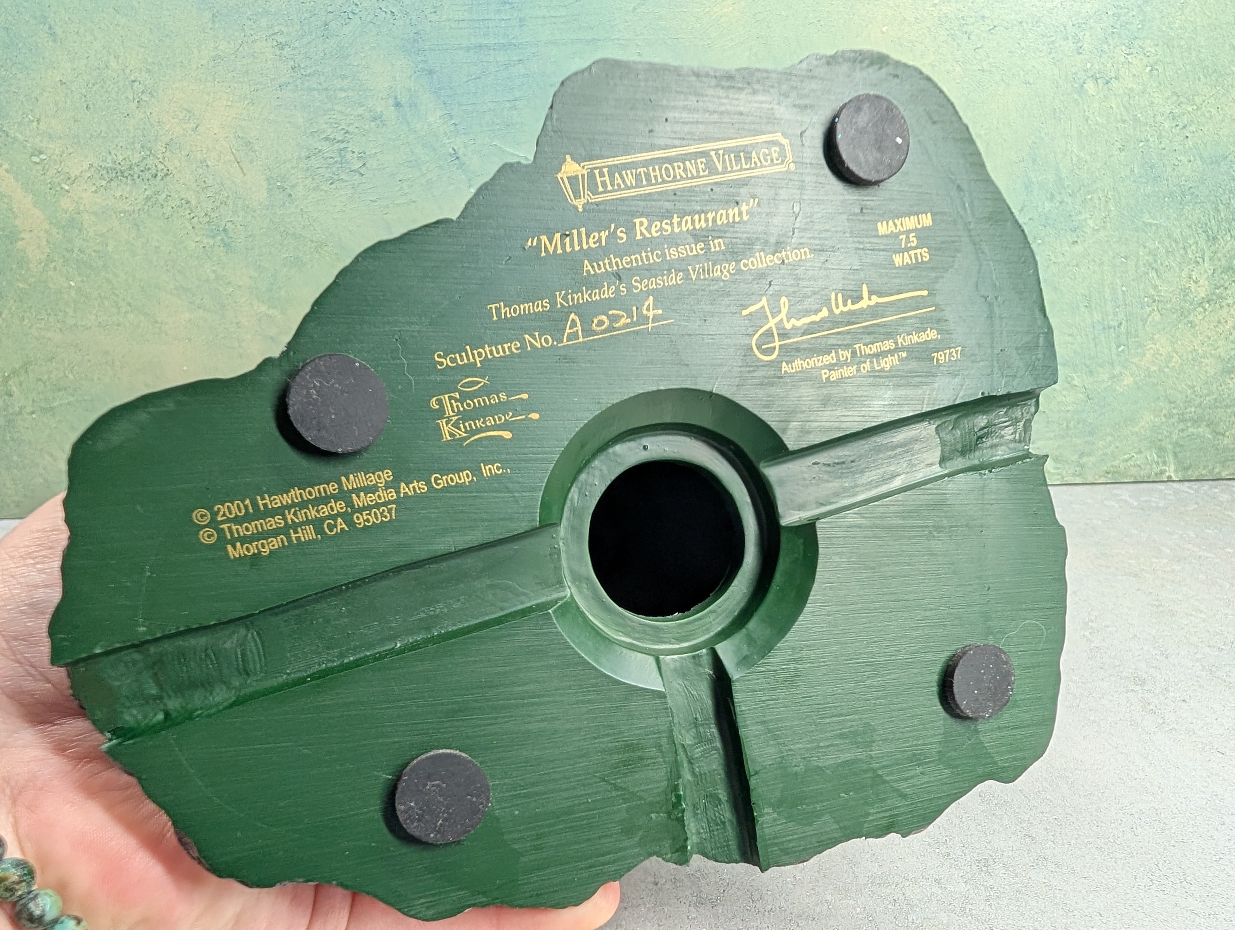 USED Hawthorne Village 79737 Miller's Restaurant Thomas Kinkade