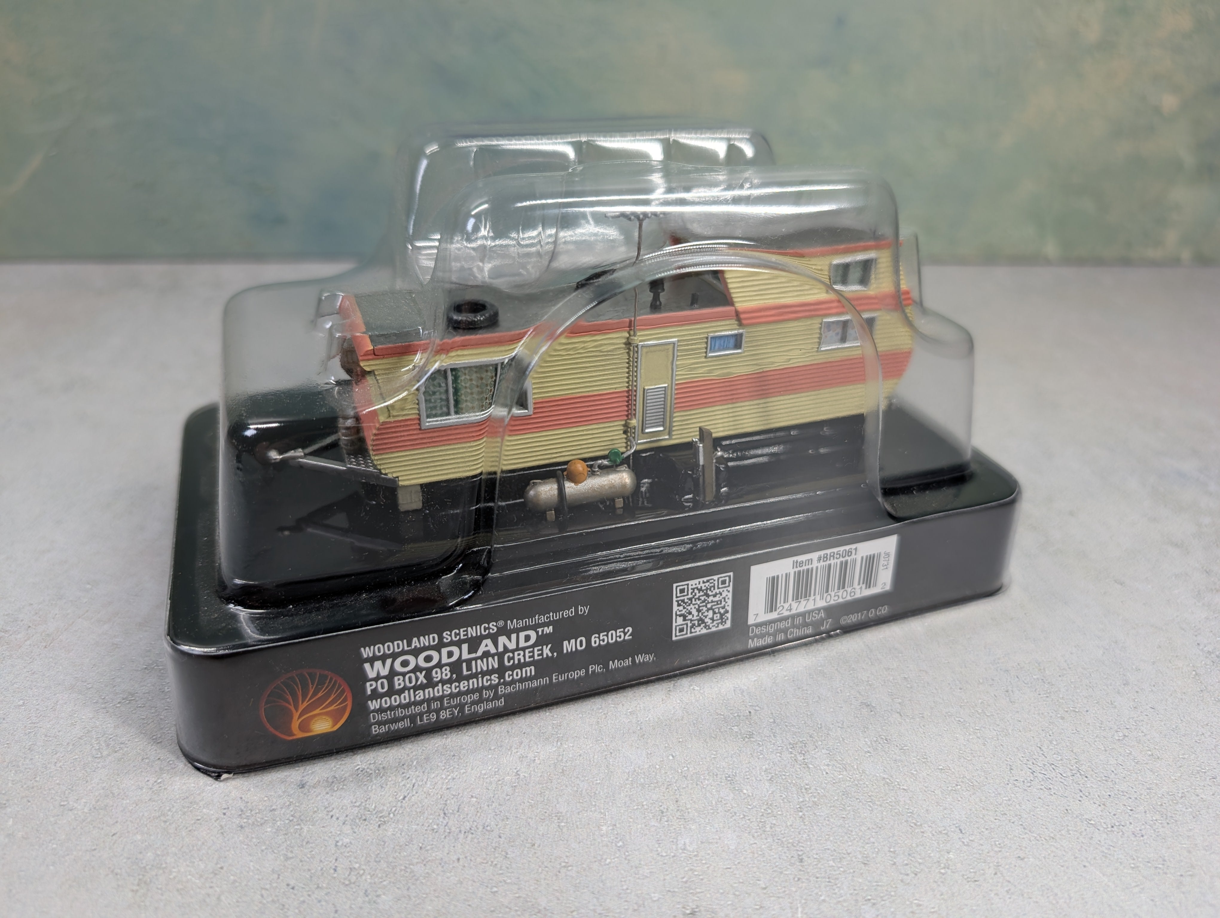 Woodland Scenics BR5061 HO Scale Double Decker Trailer 7 pcs & LED