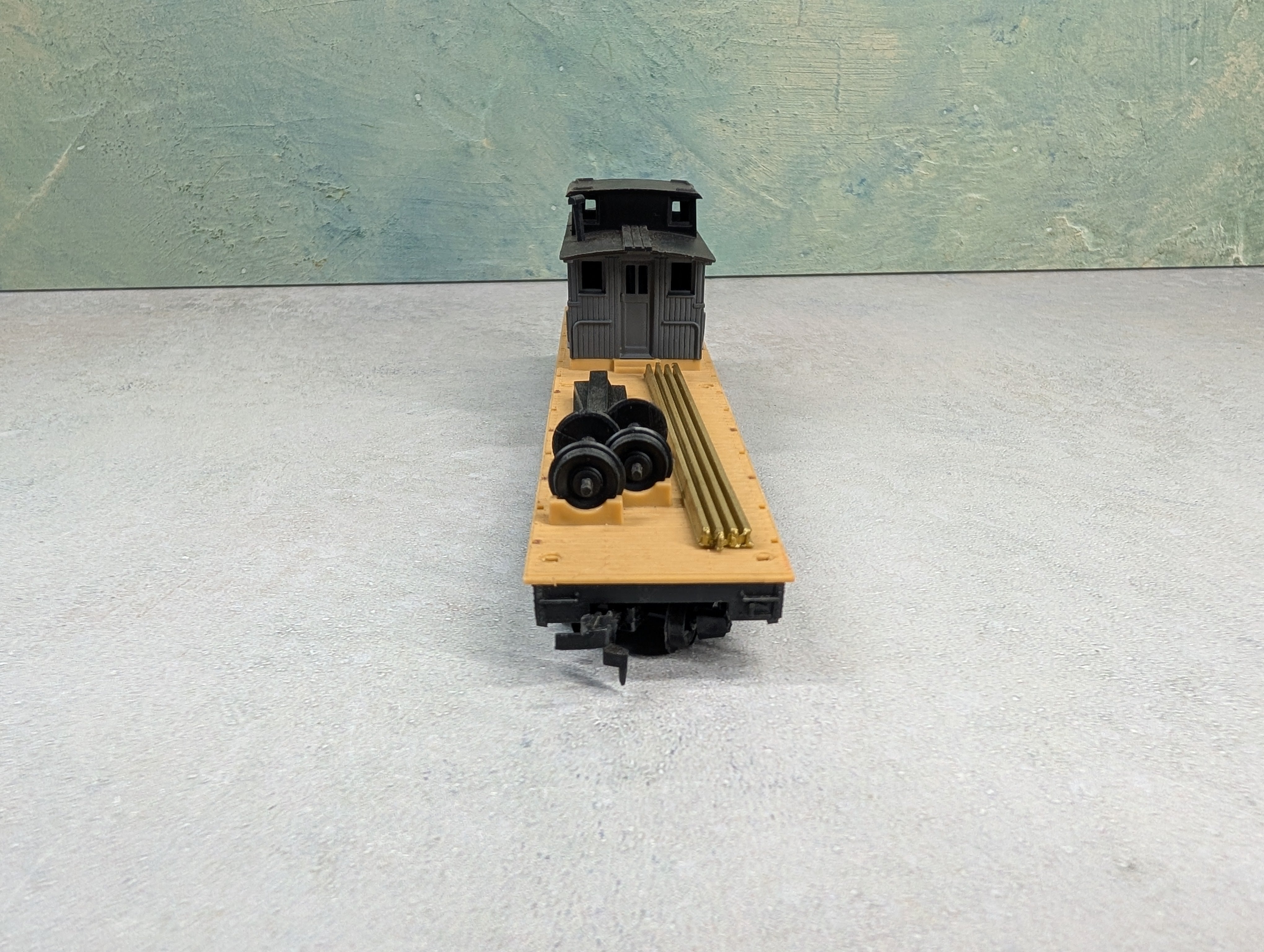 USED Tyco HO Scale Boom Tender Santa Fe ATSF #932 MOW