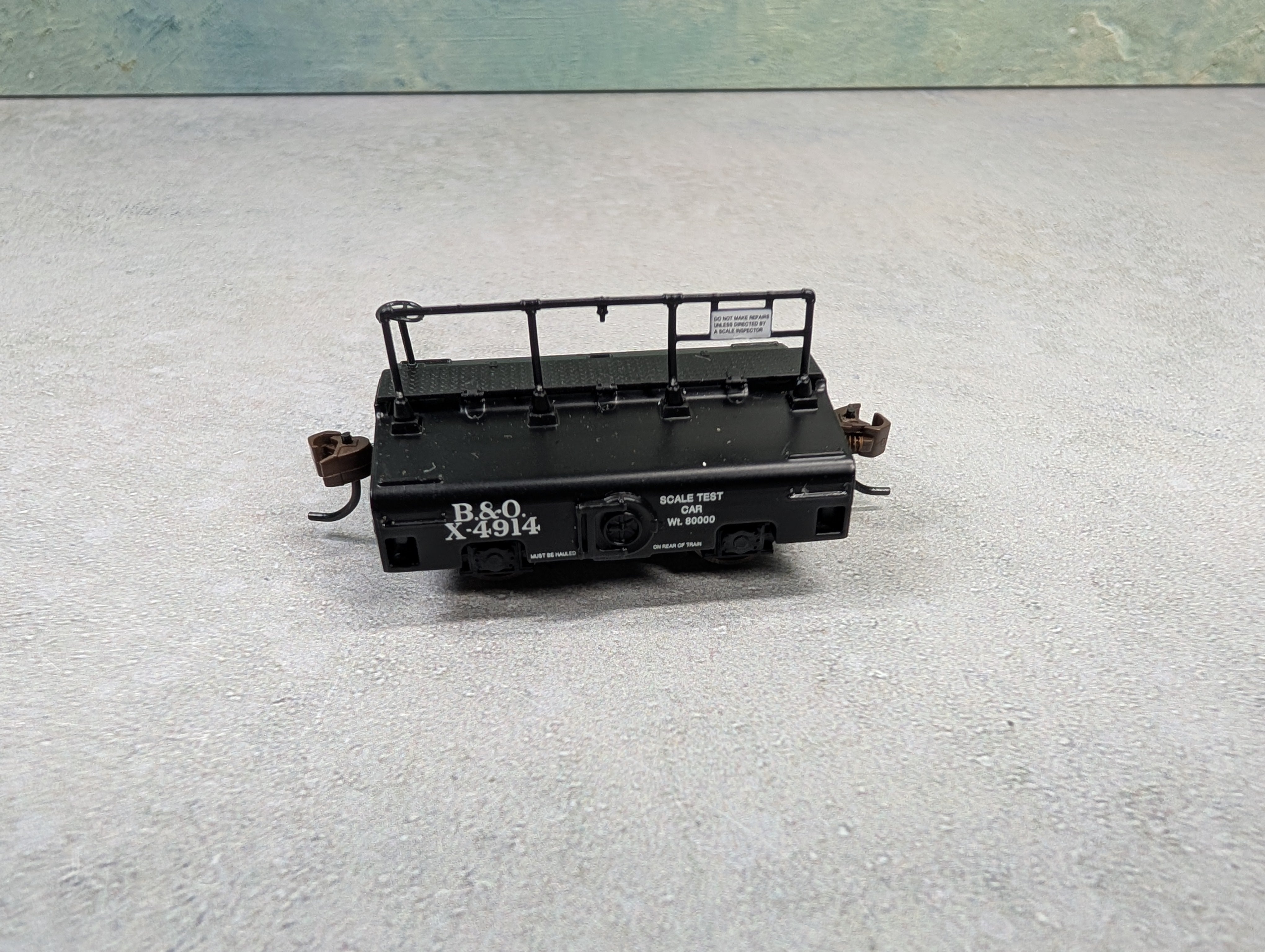 USED Bachmann HO Scale Scale Test Car Baltimore and Ohio B&O #X4914