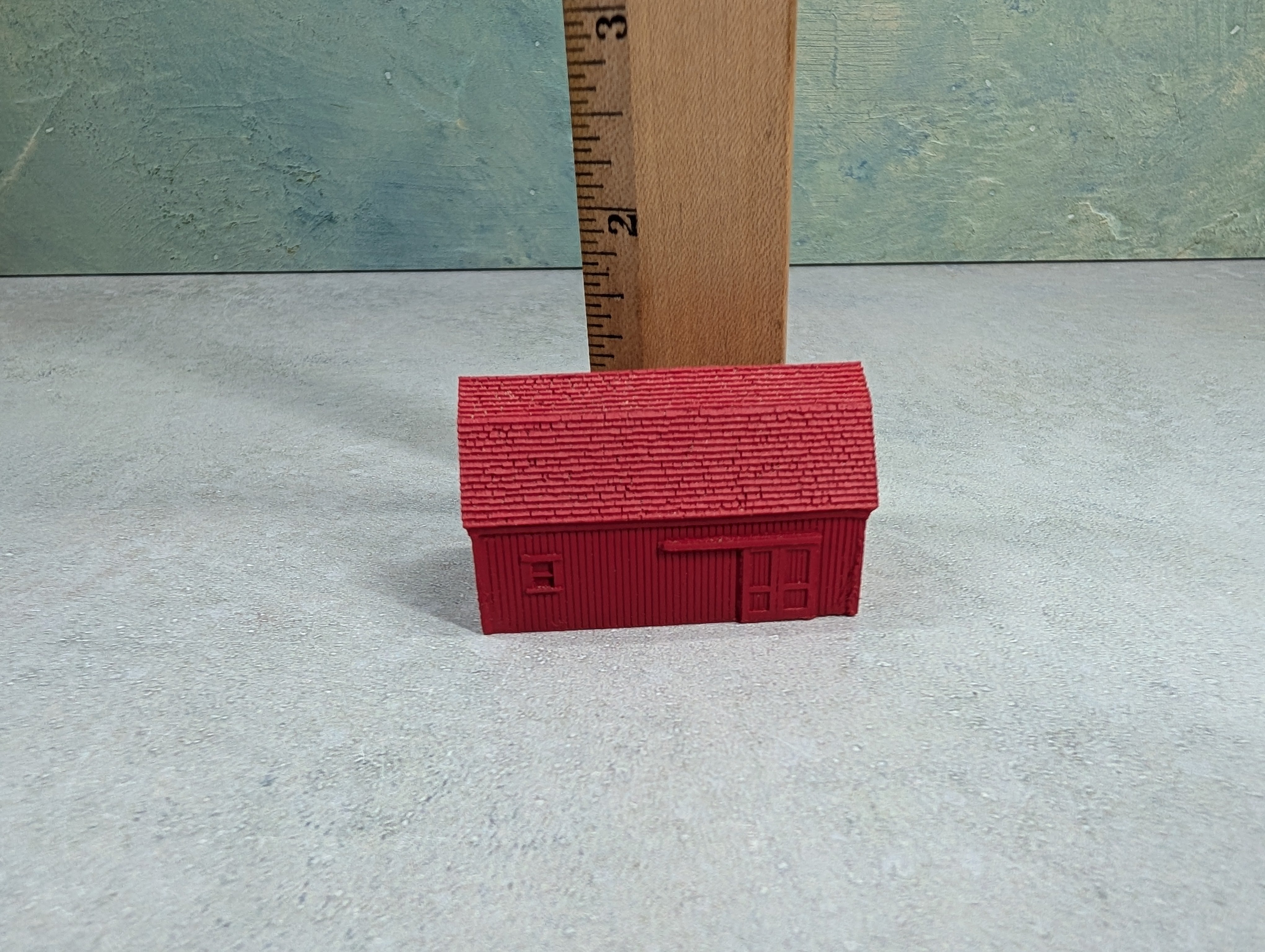 USED Marklin 2639 Z Scale Mini-Club Classic American Series Red Barn Assembled Resin