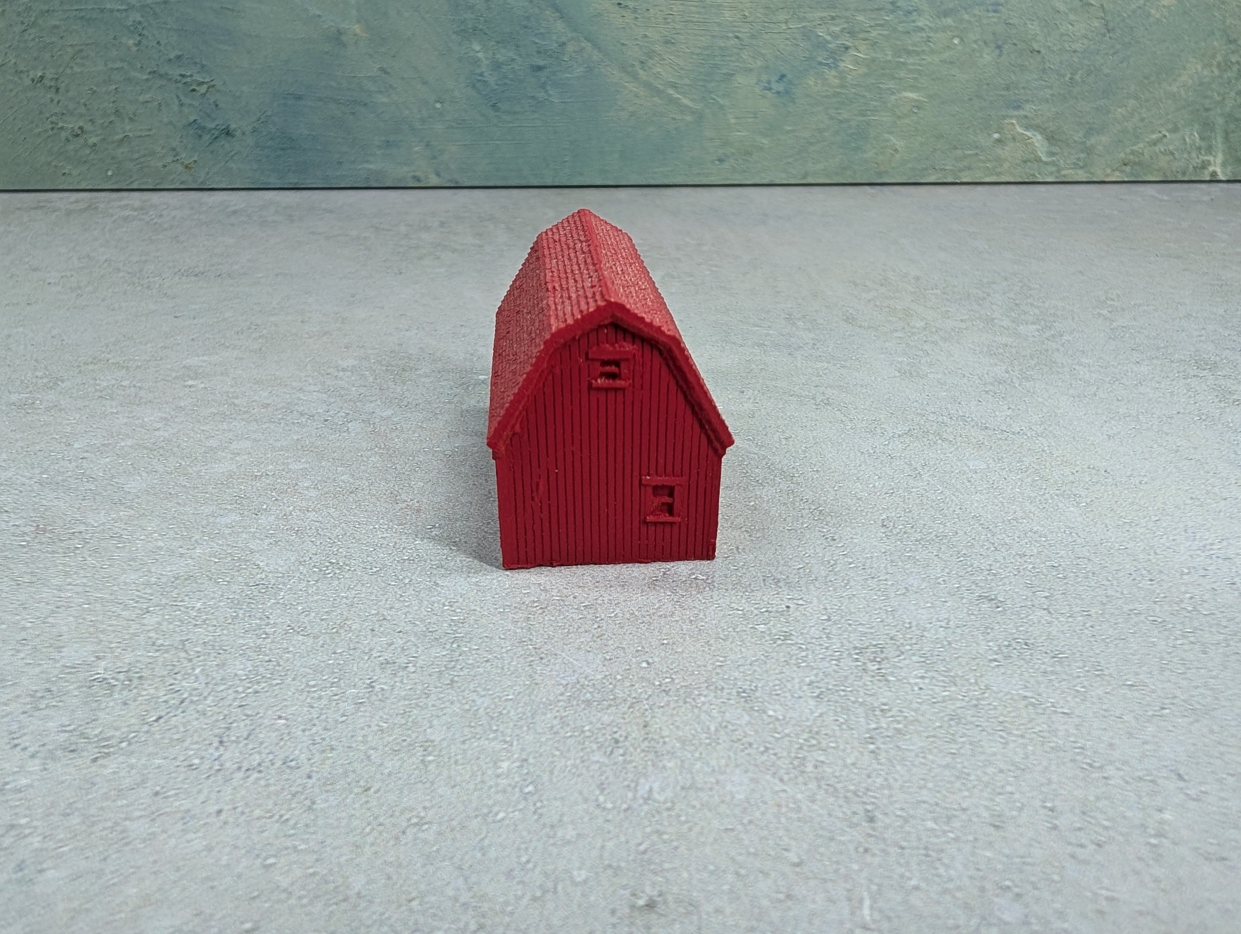 USED Marklin 2639 Z Scale Mini-Club Classic American Series Red Barn Assembled Resin