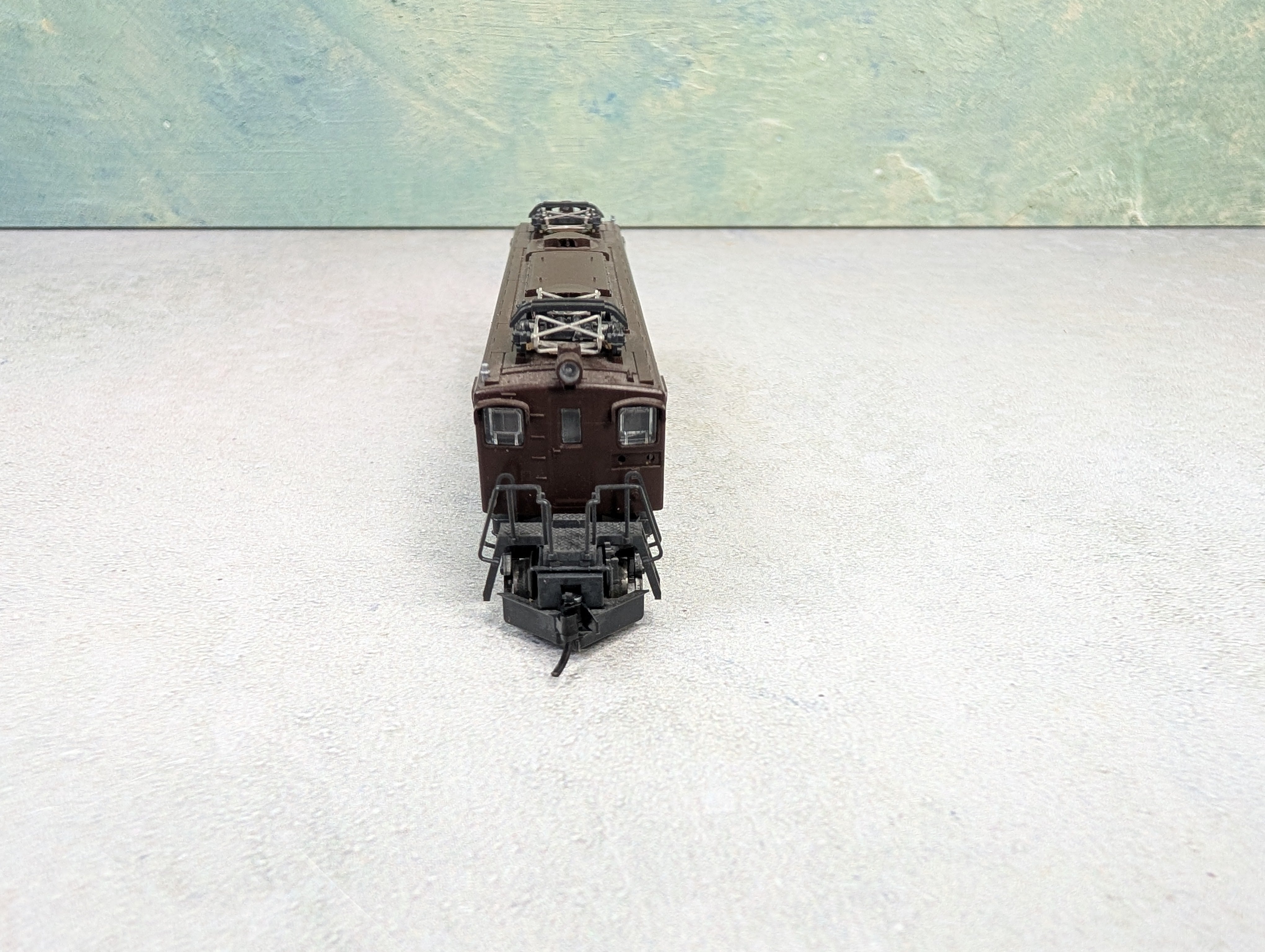 USED KATO N Scale EF15 Electric Locomotive Undecorated Brown Runs Great DC