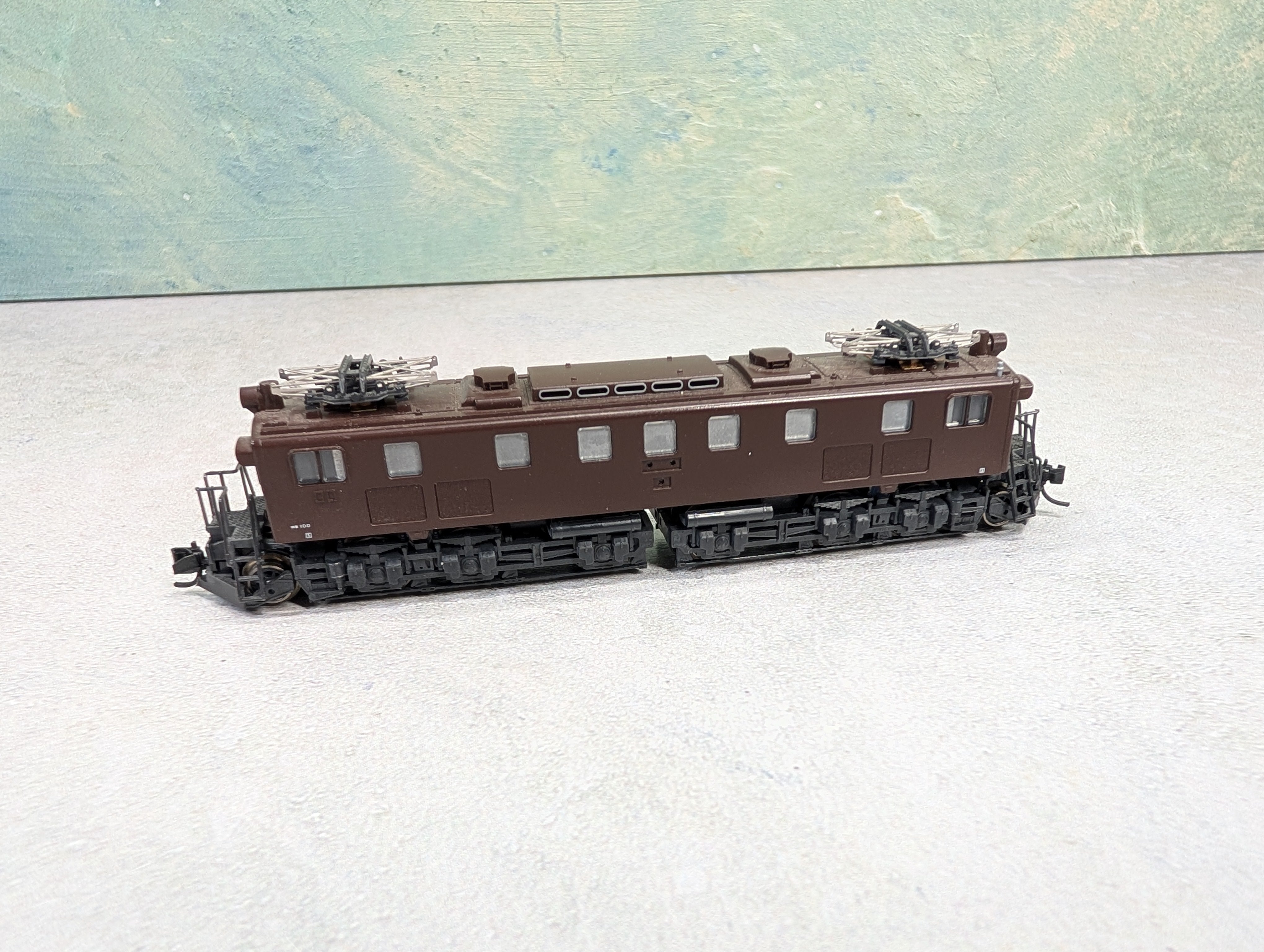 USED KATO N Scale EF15 Electric Locomotive Undecorated Brown Runs Great DC